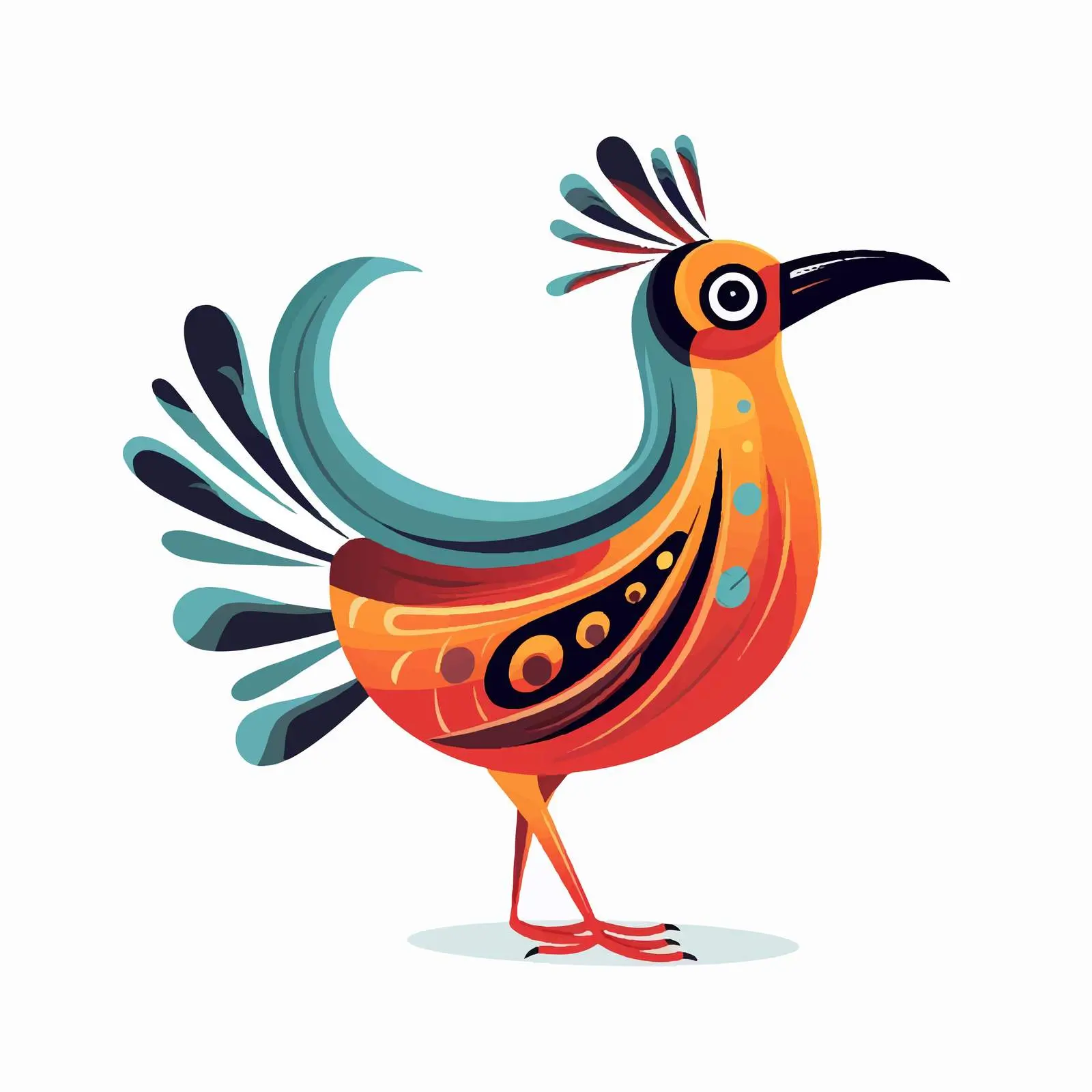 Cartoon Bird Vector Illustration Isolated Design — free download from Dotvec