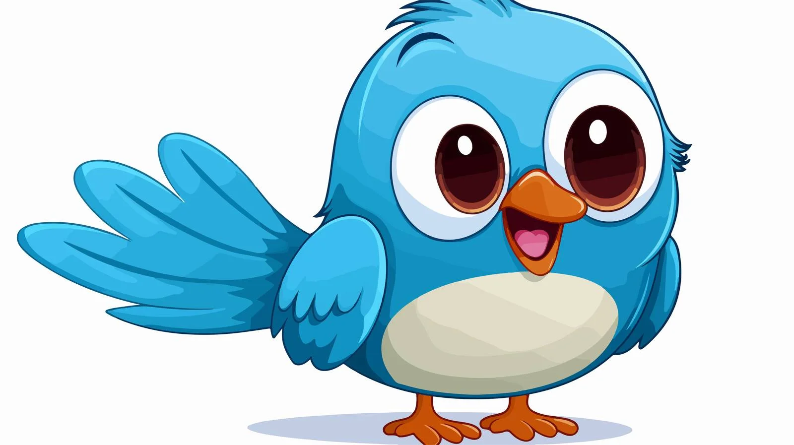 Avian Communication Cartoon Vector Illustration — free download from Dotvec