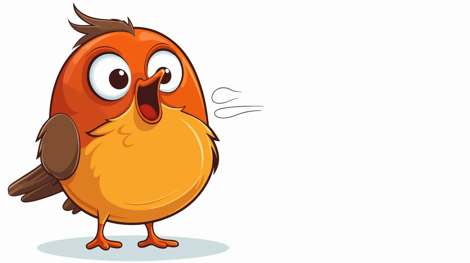Bird Speech Bubble Cartoon Vector Illustration — free download from Dotvec
