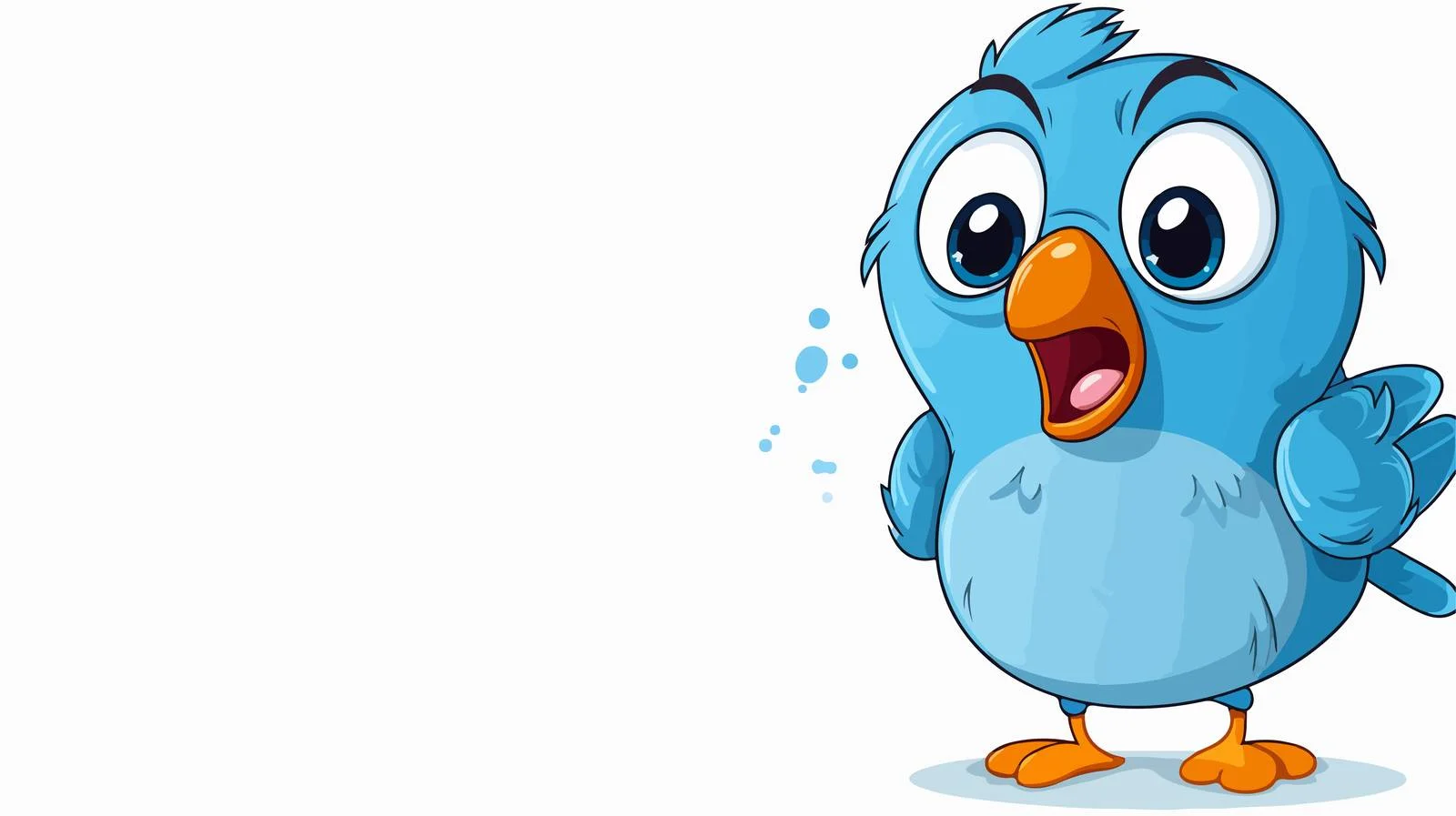 Avian Speech Bubble Cartoon Vector Stock — free download from Dotvec