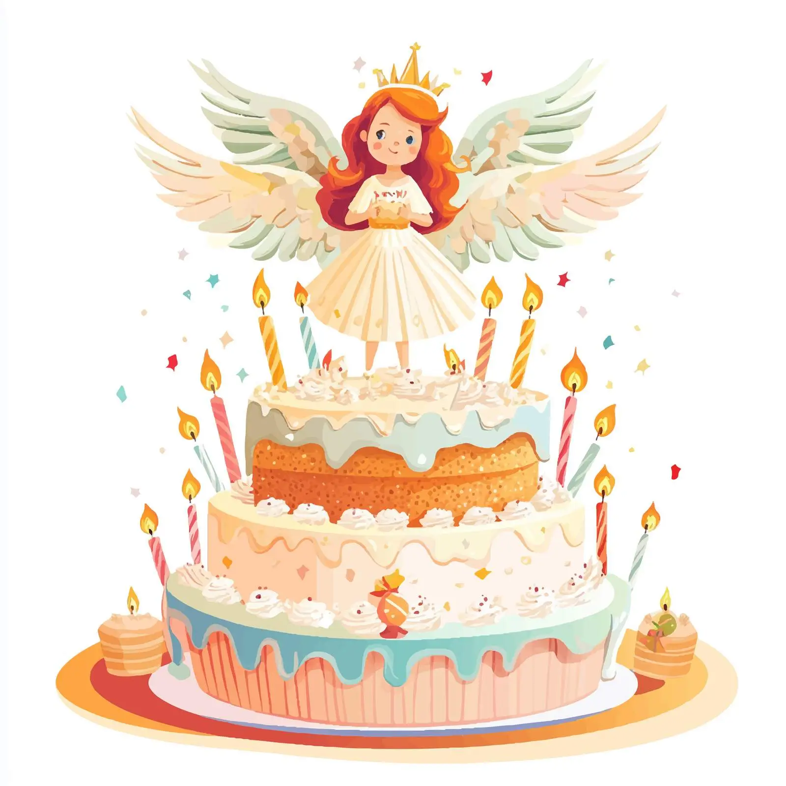 Birthday Cake Celebration Vector Design — free download from Dotvec