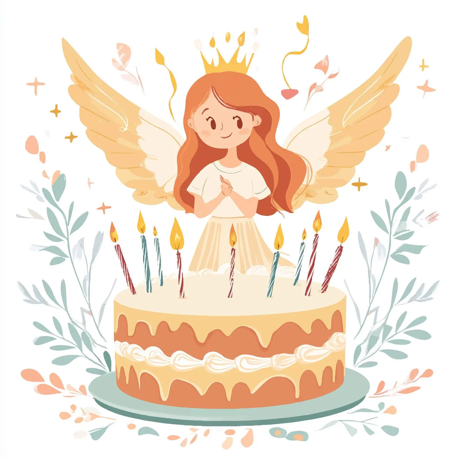 Colorful Birthday Cake Celebration — free download from Dotvec