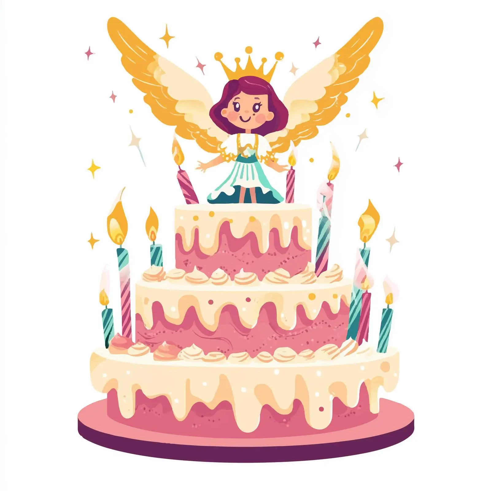 Birthday Cake Party Celebration Vector — free download from Dotvec