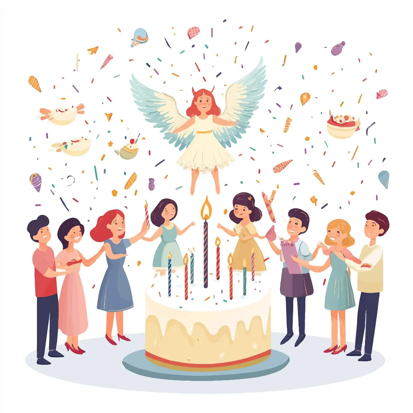 Birthday Party Celebration Vector Design — free download from Dotvec