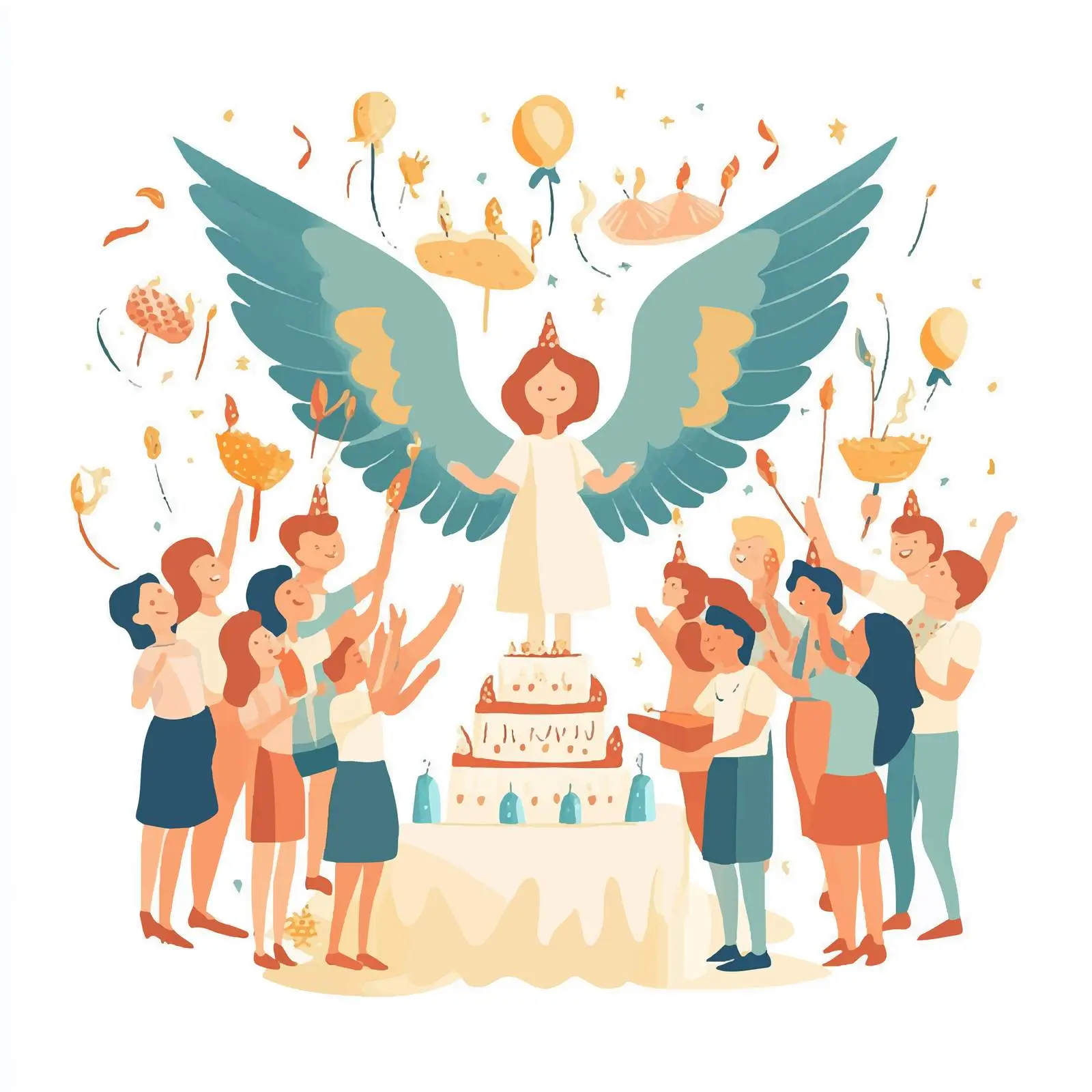 Vibrant Birthday Party Celebration Vector — free download from Dotvec