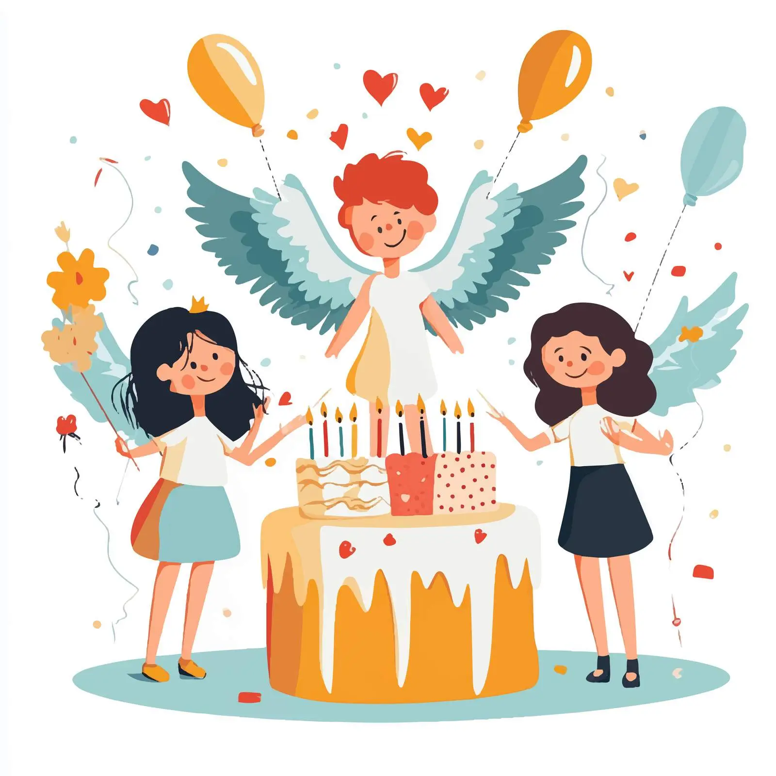 Birthday Party Celebration Vector Design — free download from Dotvec