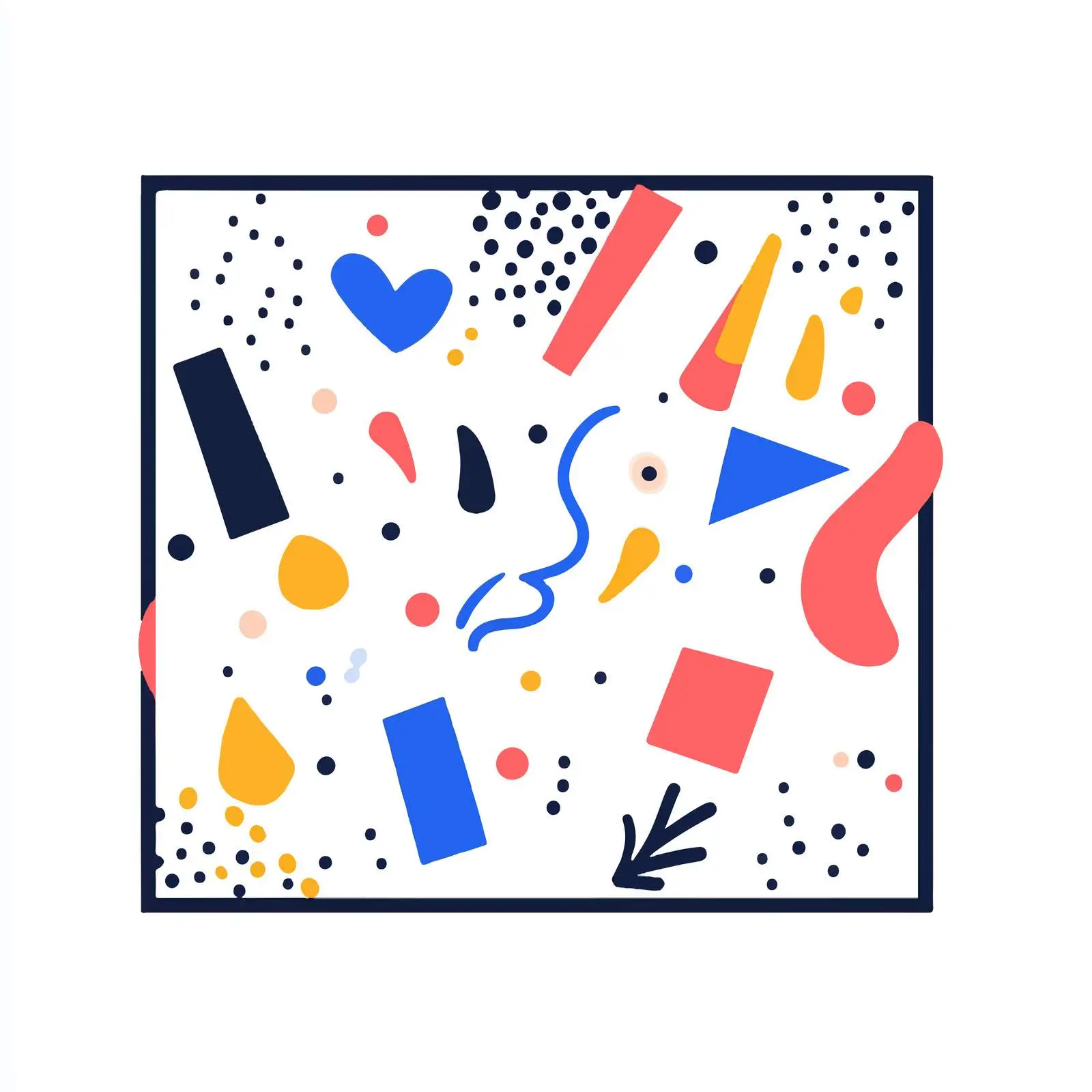 Colorful Confetti Vector for Celebrations — free download from Dotvec