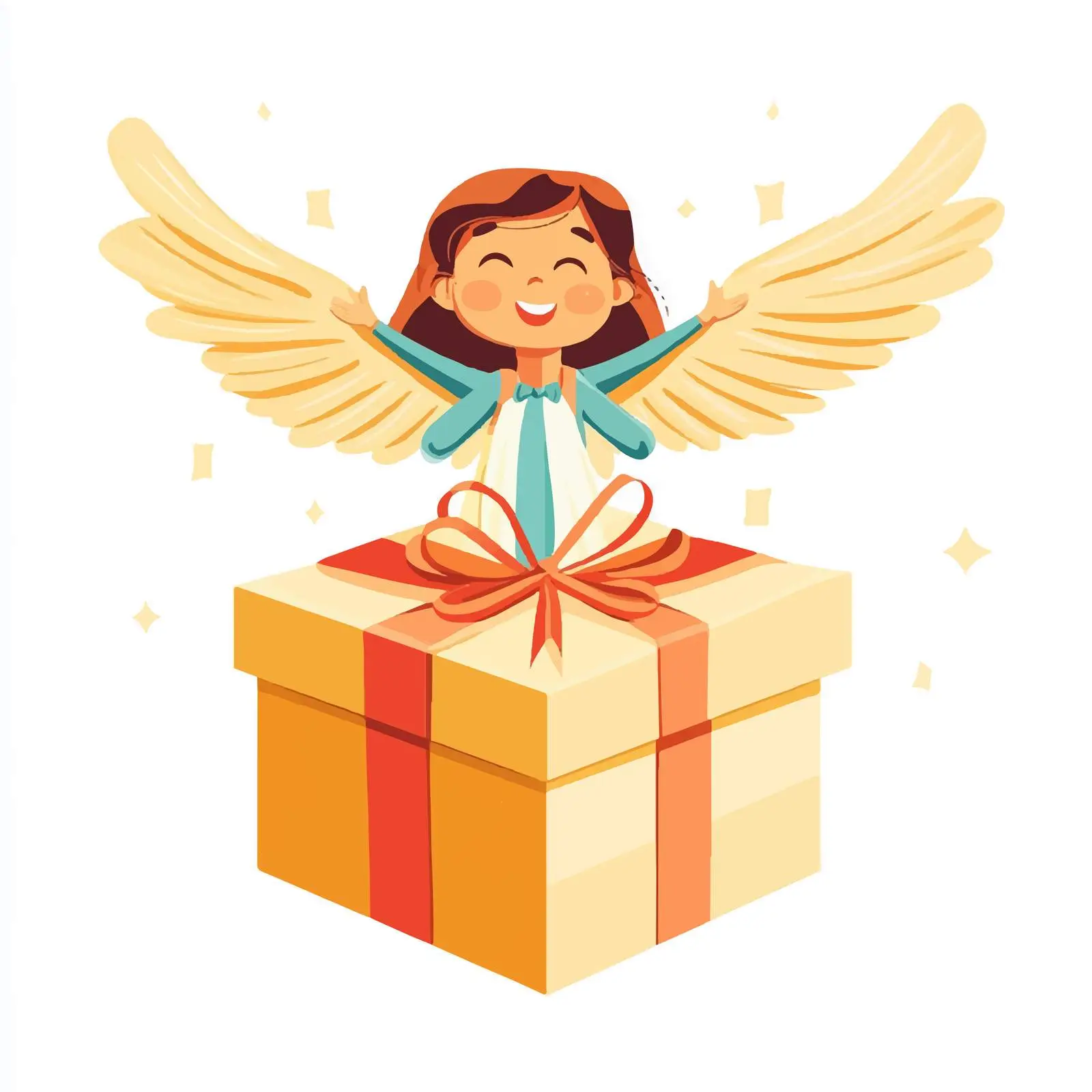 Birthday Party Gift Box Composition — free download from Dotvec