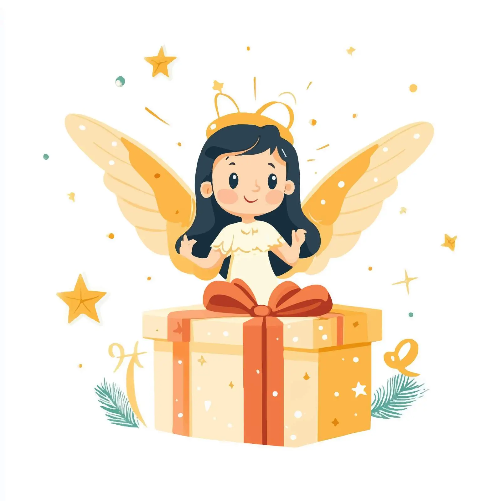 Colorful Birthday Party Gift Box — free download from Dotvec