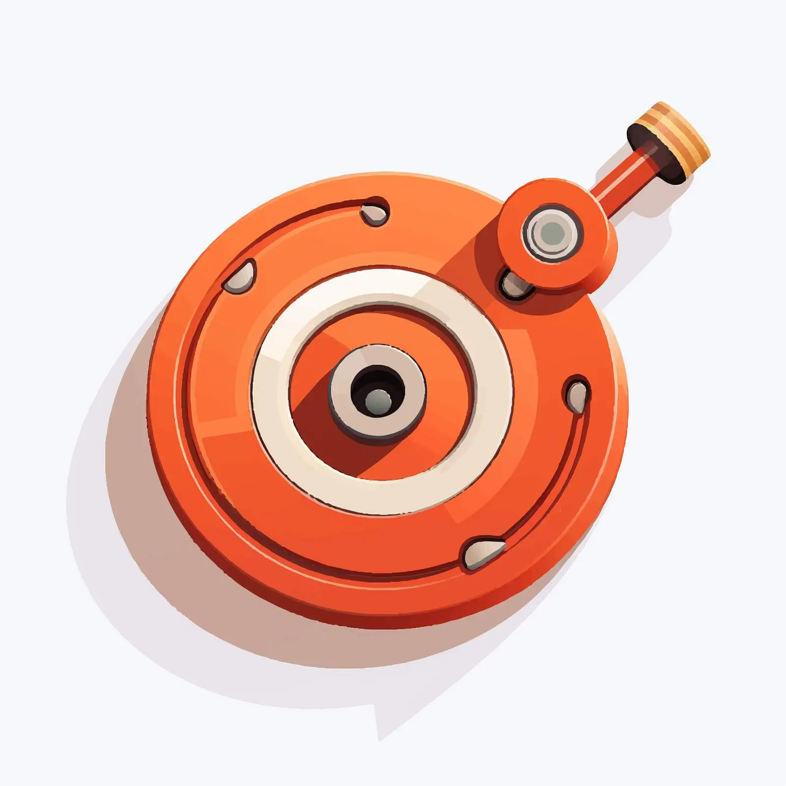 Top View Bit Vector Illustration on White Background – free visual data image from Dotvec