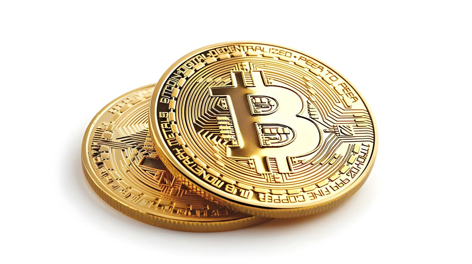 Bitcoin Cryptocurrency Trading Gold Coin — free download from Dotvec
