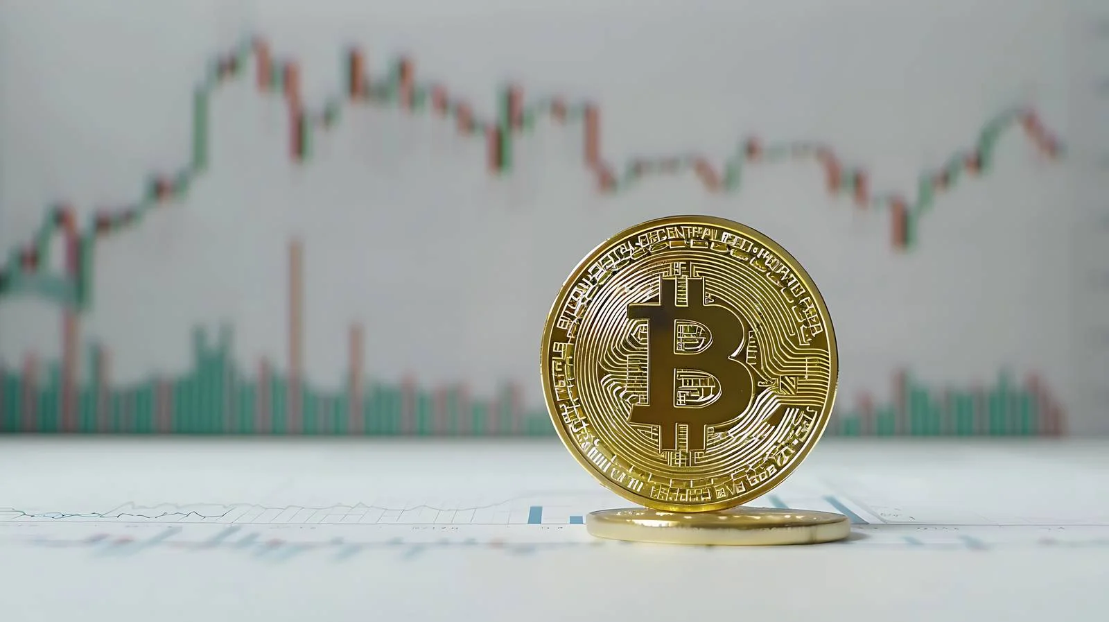 Bitcoin Coin Trading Chart Background — free download from Dotvec