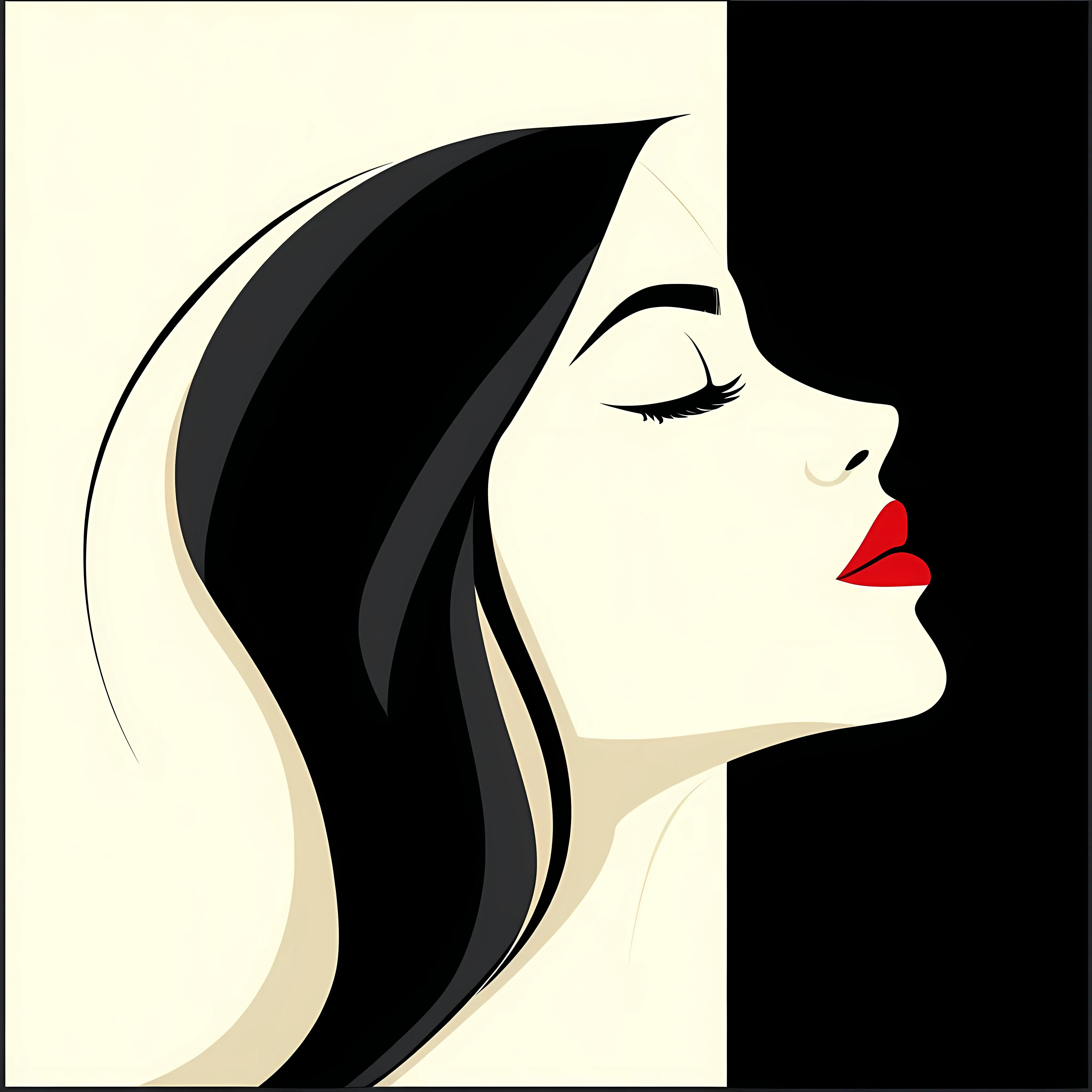 Black Cartoon Flat Vector Illustration — free download from Dotvec