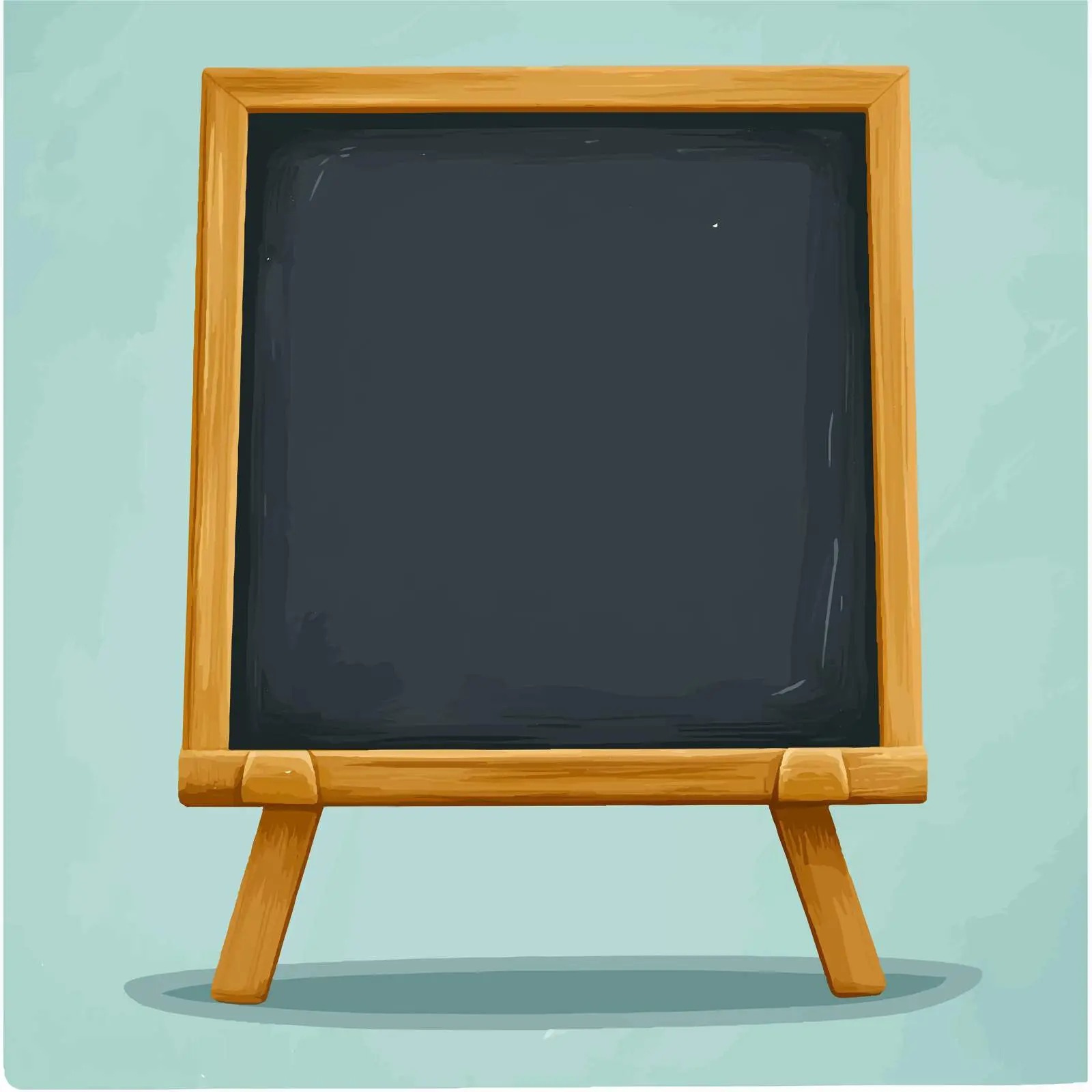 Cartoon Blackboard and Chalk Illustration — free download from Dotvec