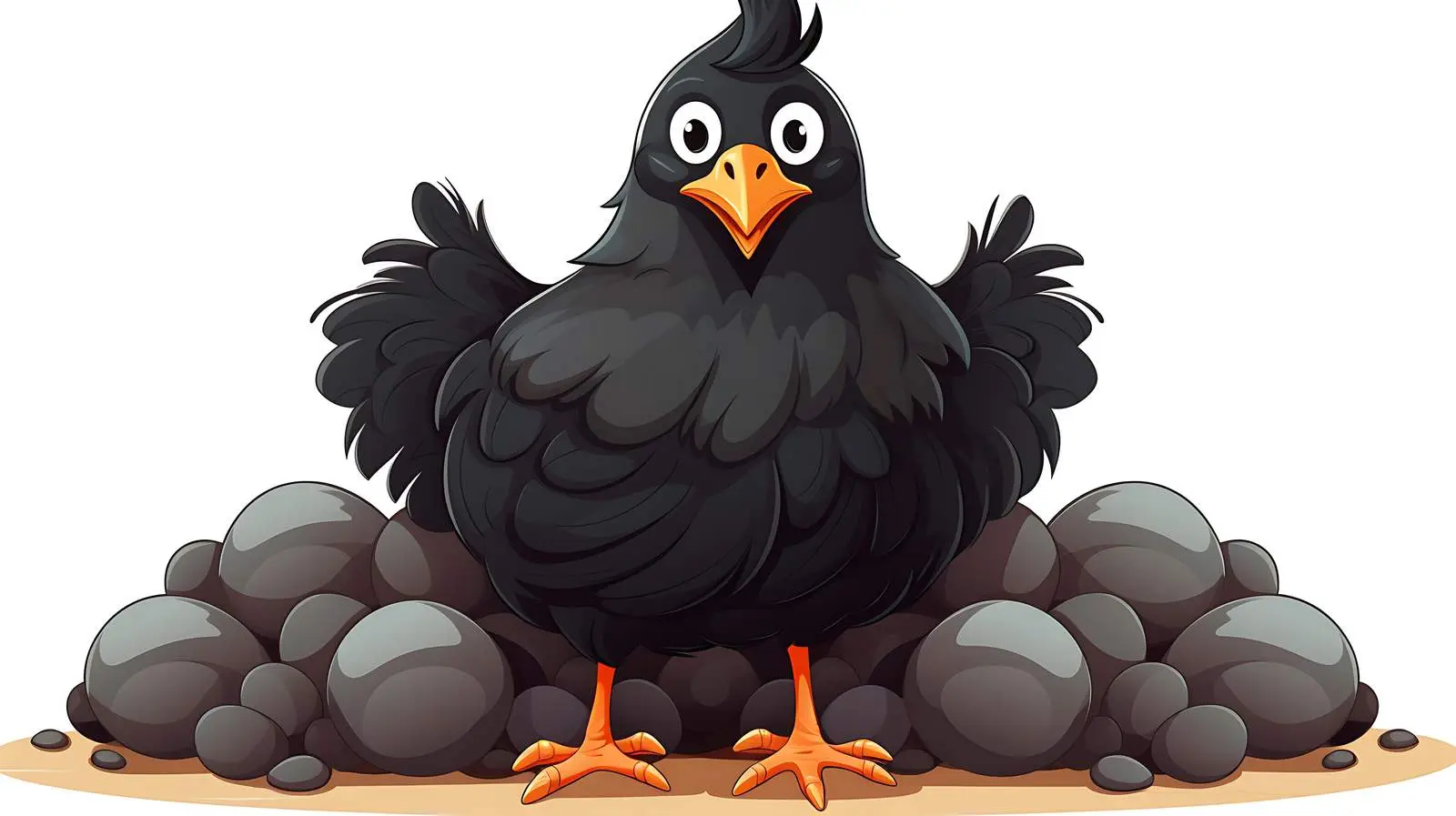 Broody Hen and Eggs — free download from Dotvec