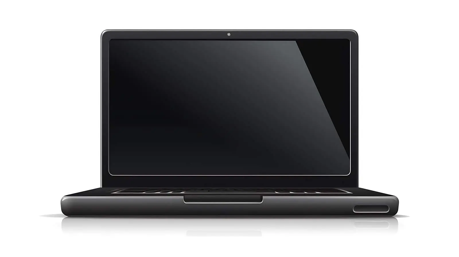 Modern Computer Illustration on White Background — free download from Dotvec