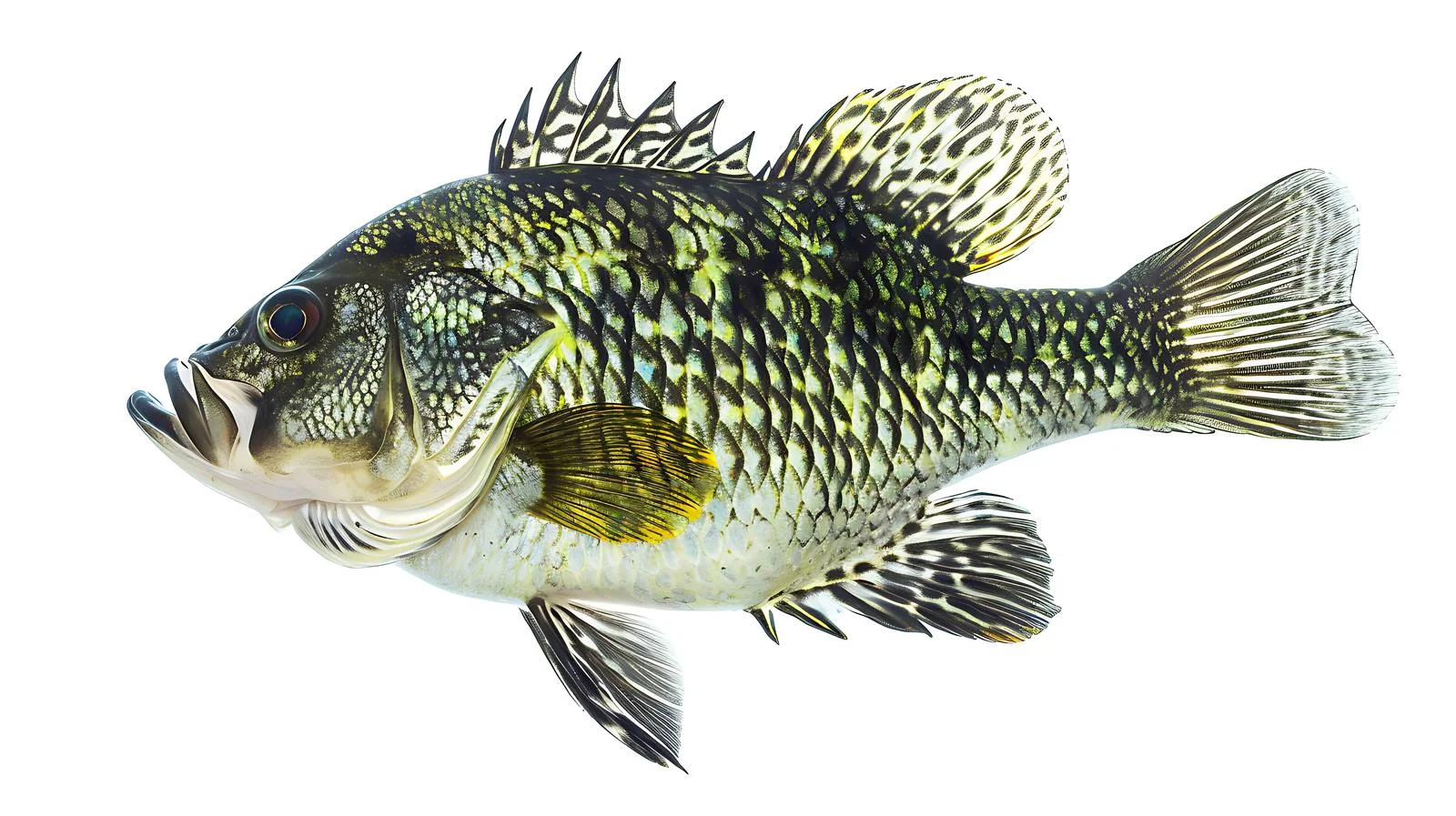 Freshly Caught Black Crappie in Northern Minnesota — free download from Dotvec
