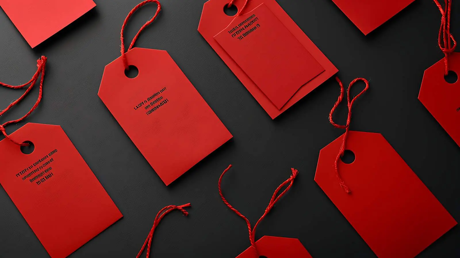 Black Friday Sales Discount Tags on Black Background – free money image from Dotvec