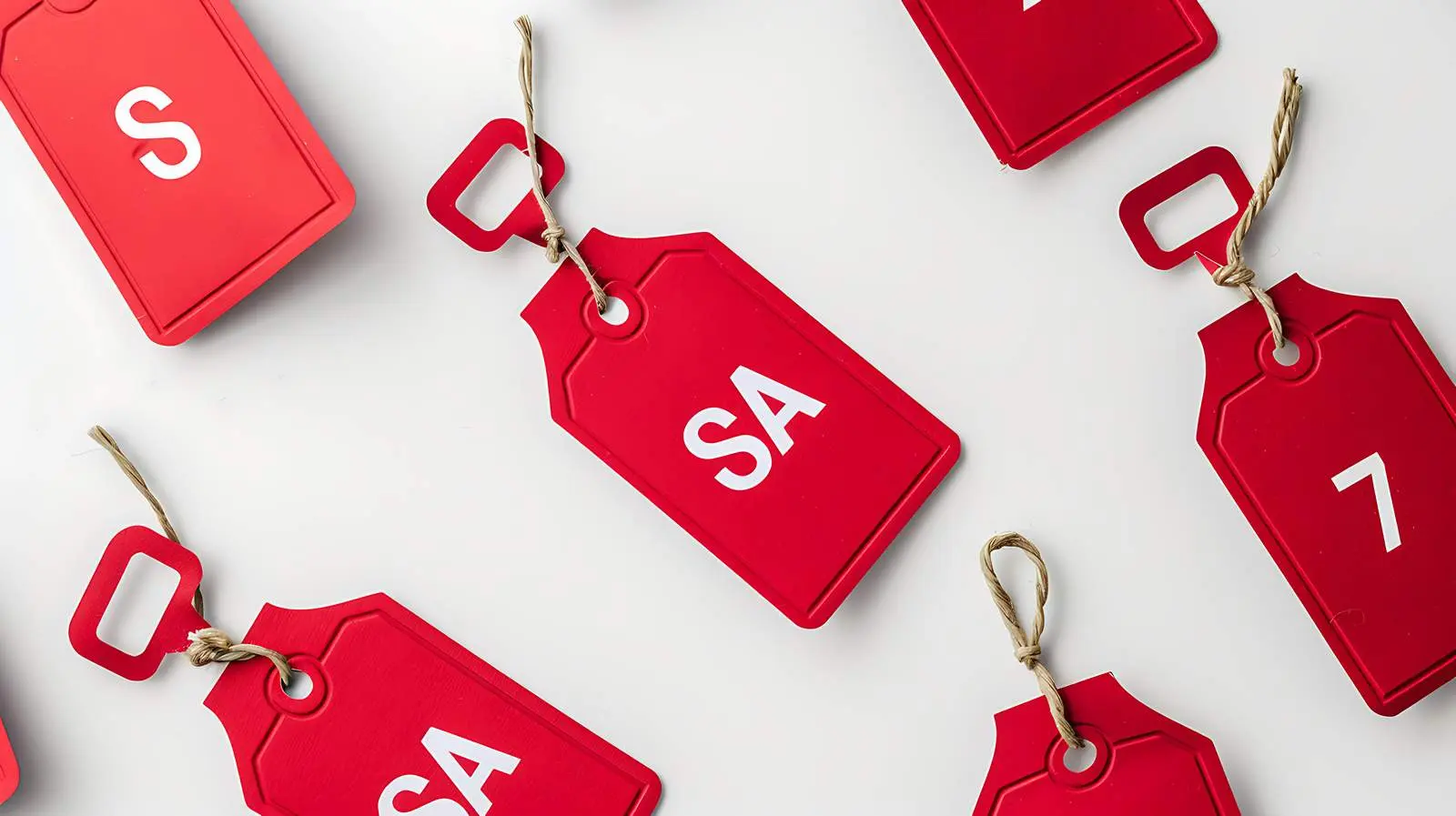 Black Friday Sales Discount with Red Tags – free sale image from Dotvec