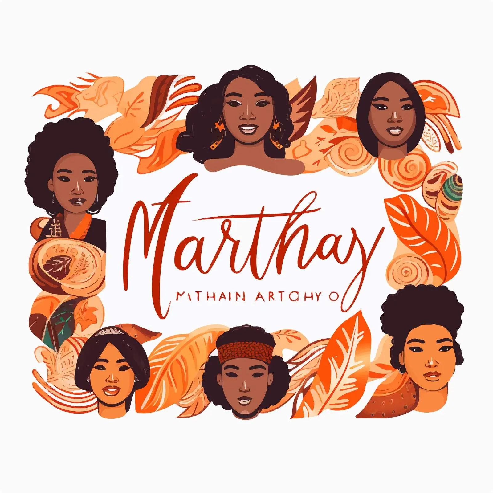 Minimalist Black History Month Hand Lettering Banner – free commemoration image from Dotvec