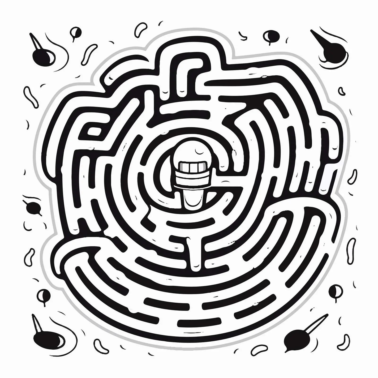 Delicious Ice Cream Labyrinth for Kids — free download from Dotvec