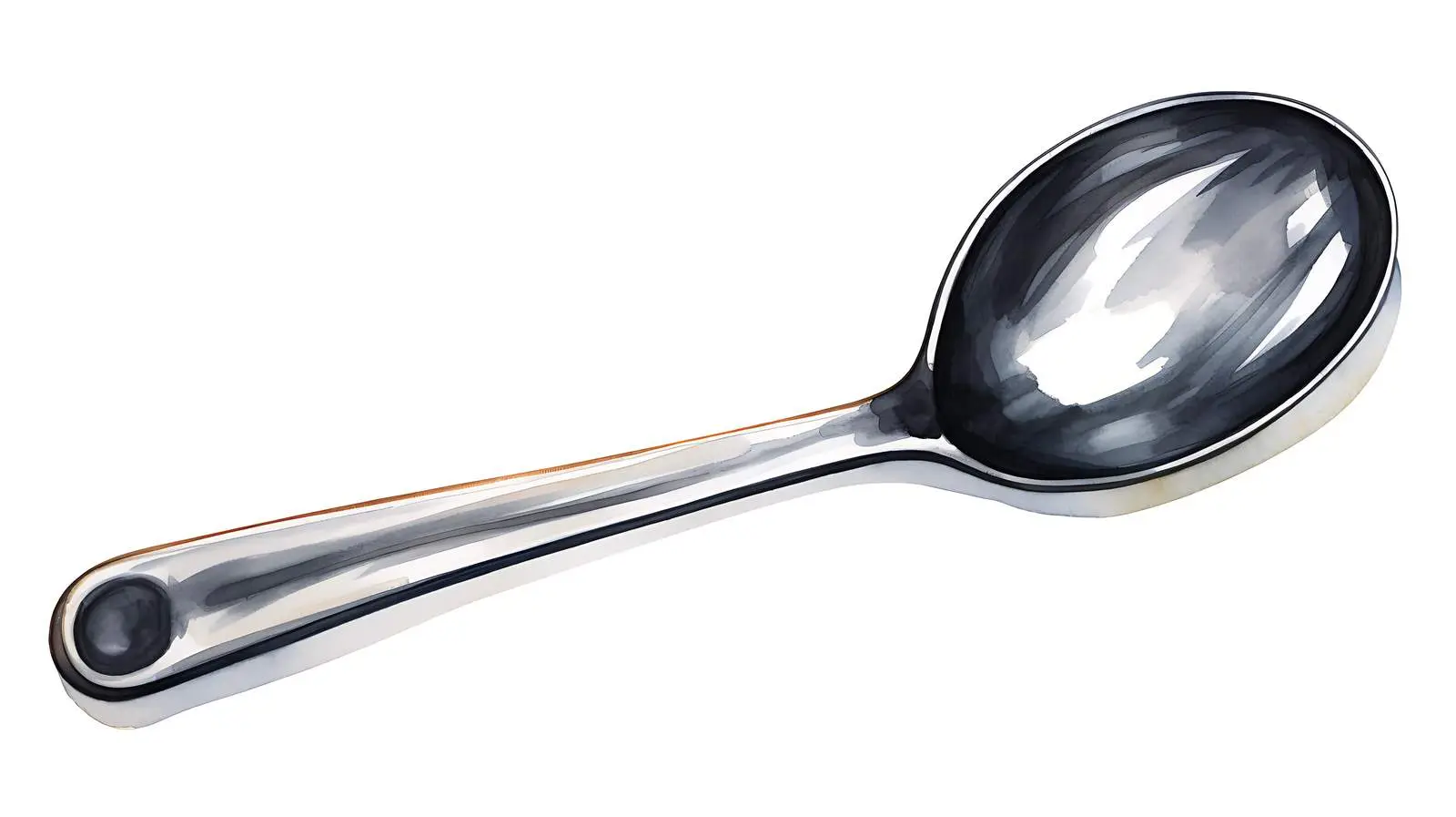 Elegant Ladle Illustration — free download from Dotvec