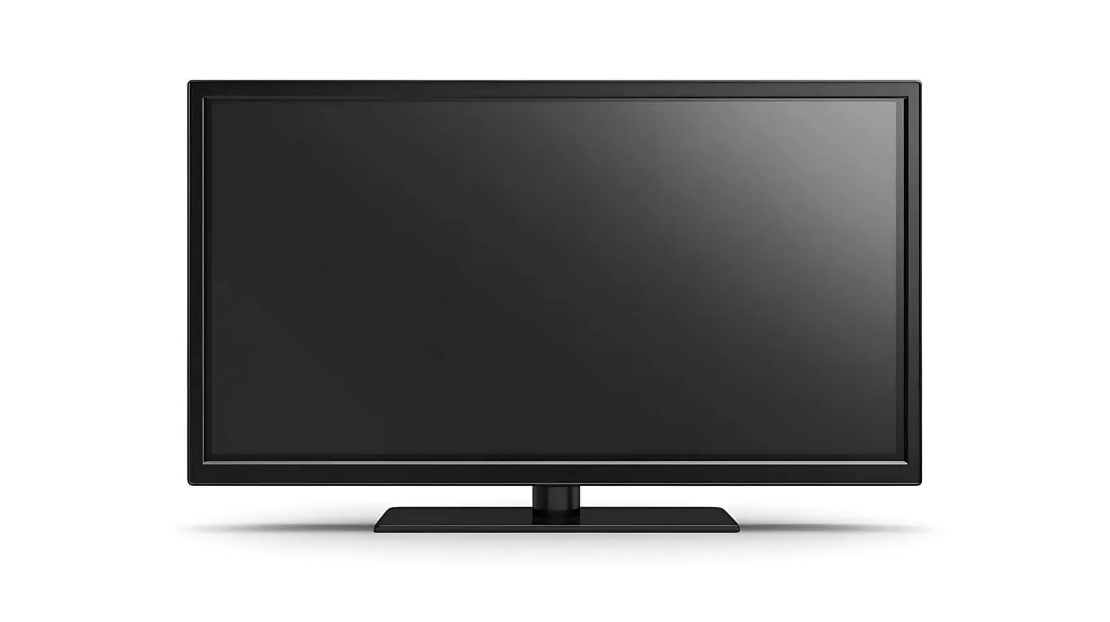 Modern LED TV Screen Blank Isolated — free download from Dotvec