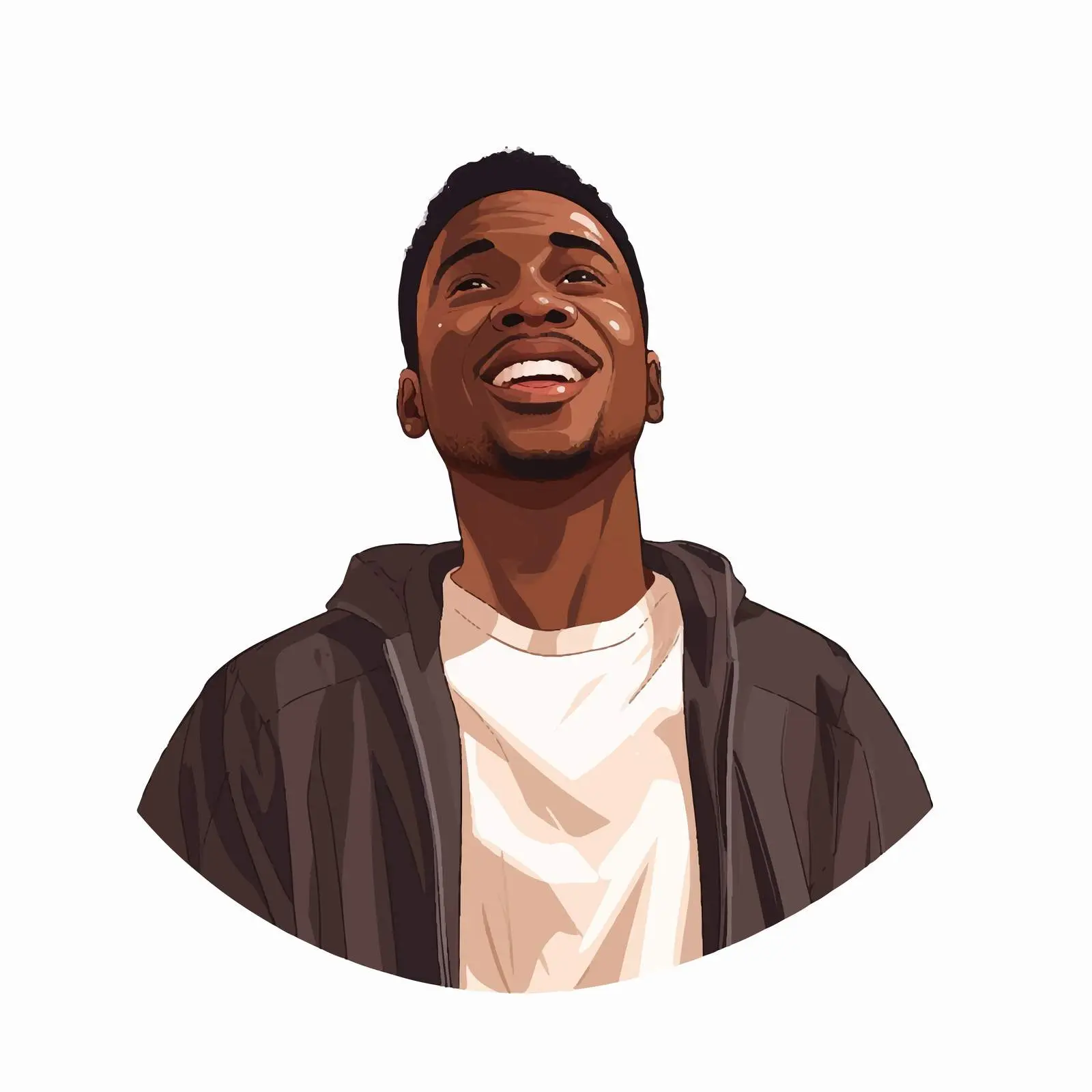 Man Looking Up from a Top-Down View — free download from Dotvec