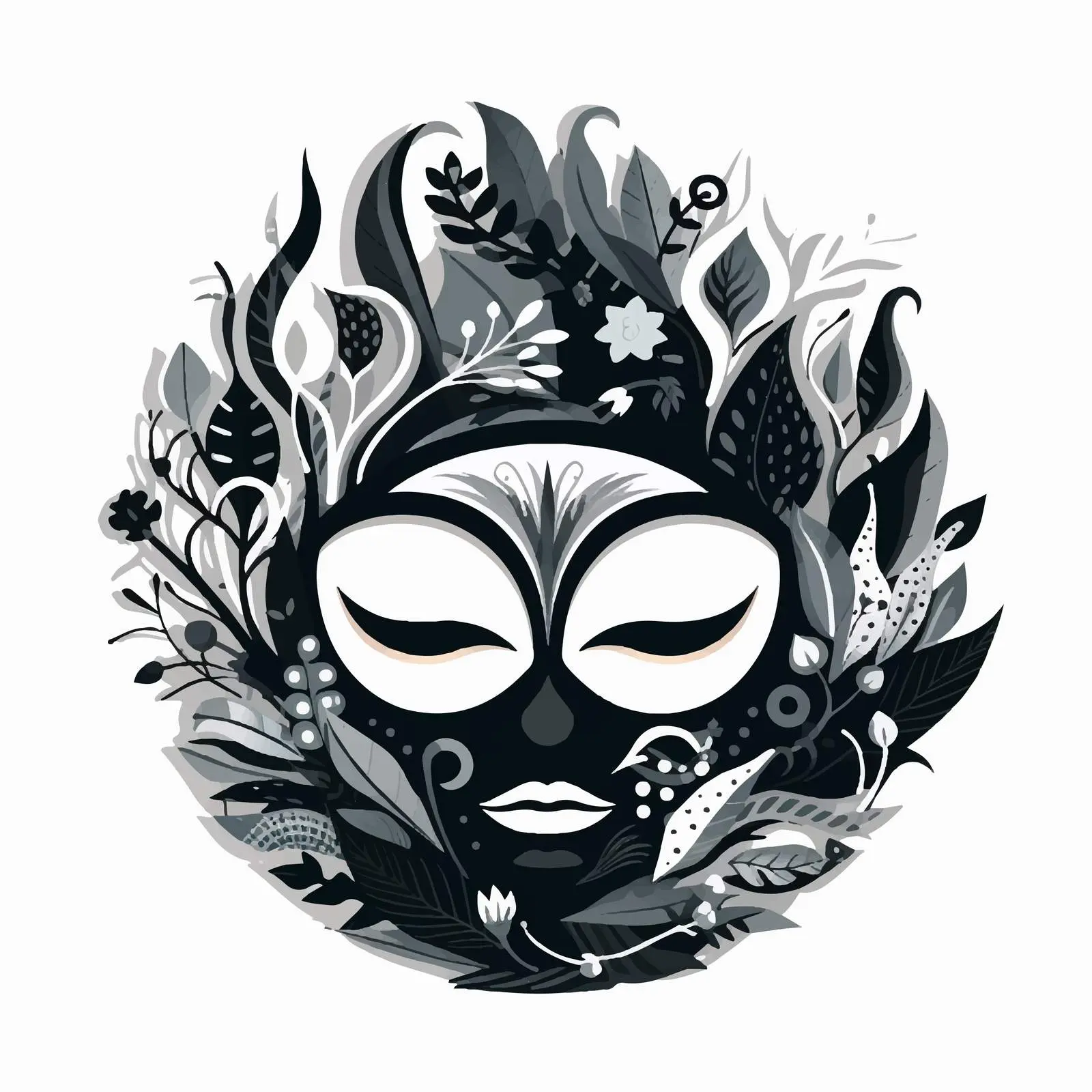 Black Ocean Summer Artistic Frame Vector Design — free download from Dotvec