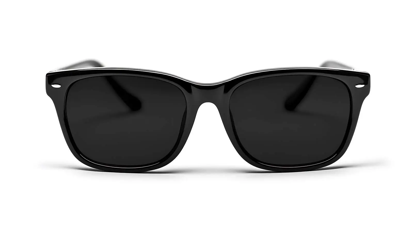 Black Plastic Sunglasses White Background — free download from Dotvec