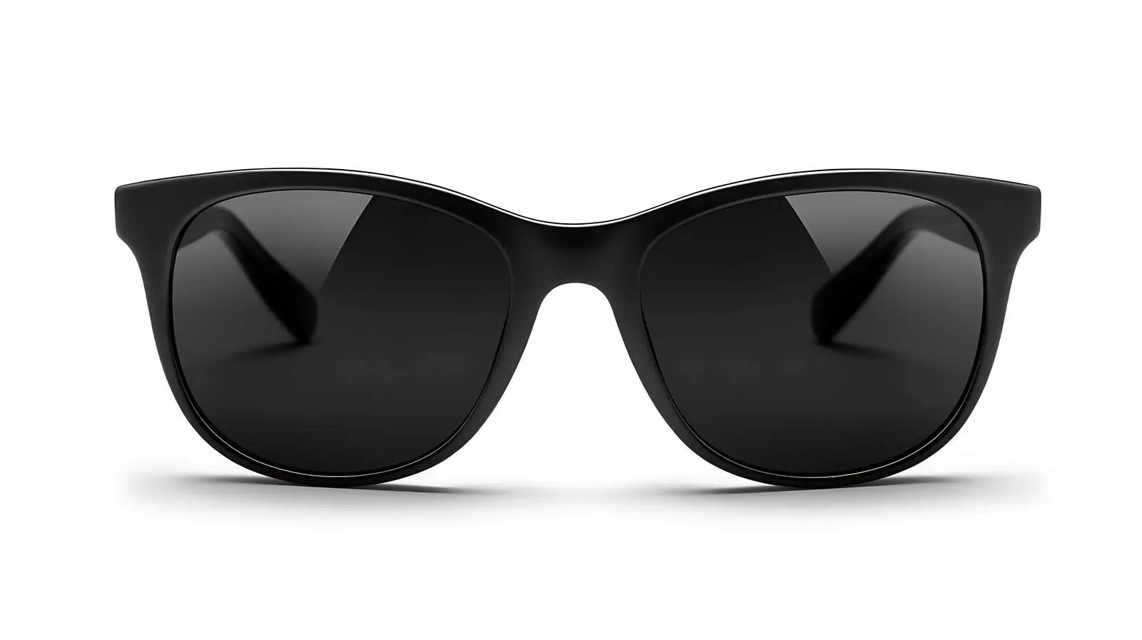 Black Plastic Sunglasses on White Background — free download from Dotvec