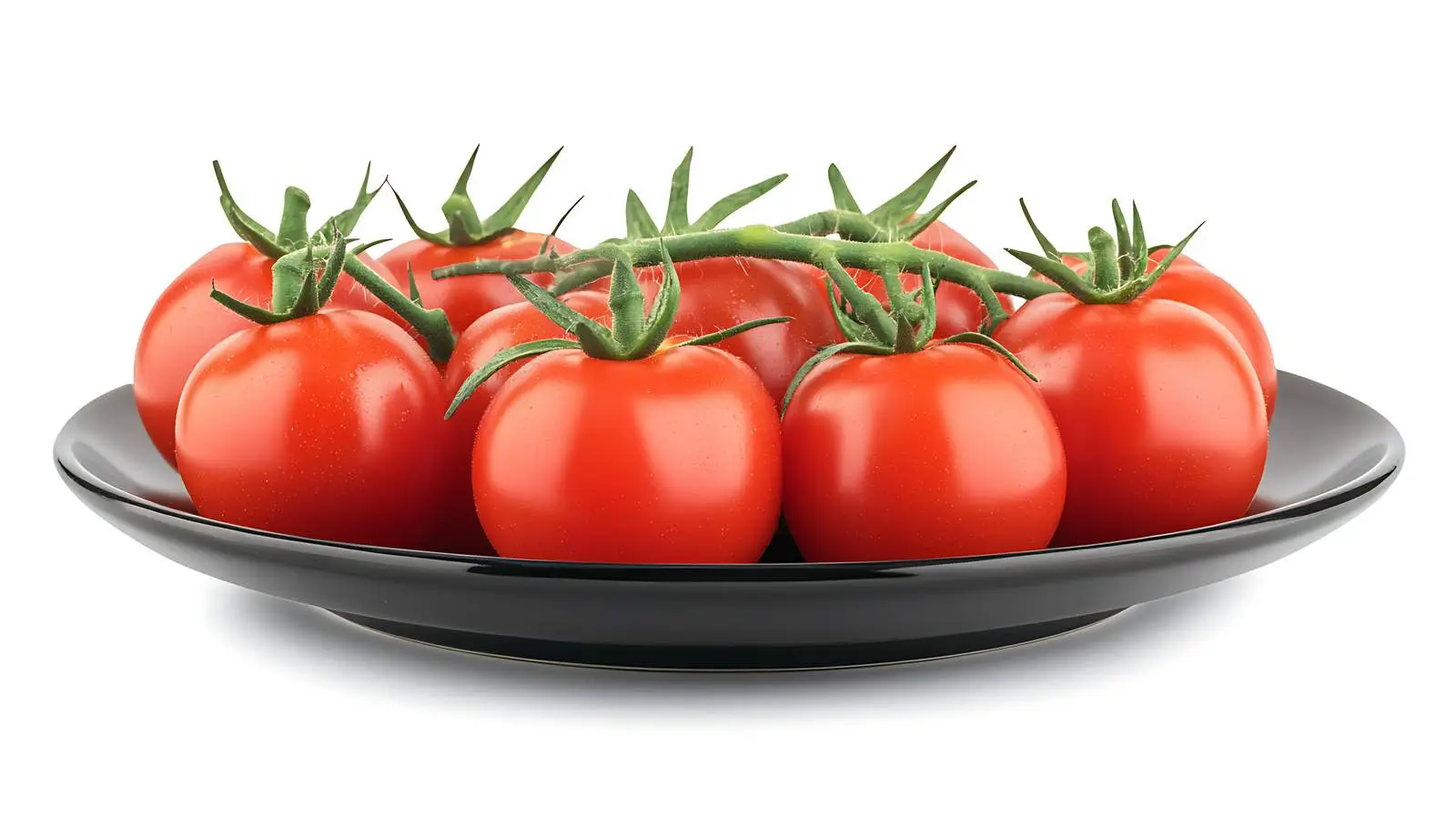 Gourmet Tomato Dish on White Plate — free download from Dotvec