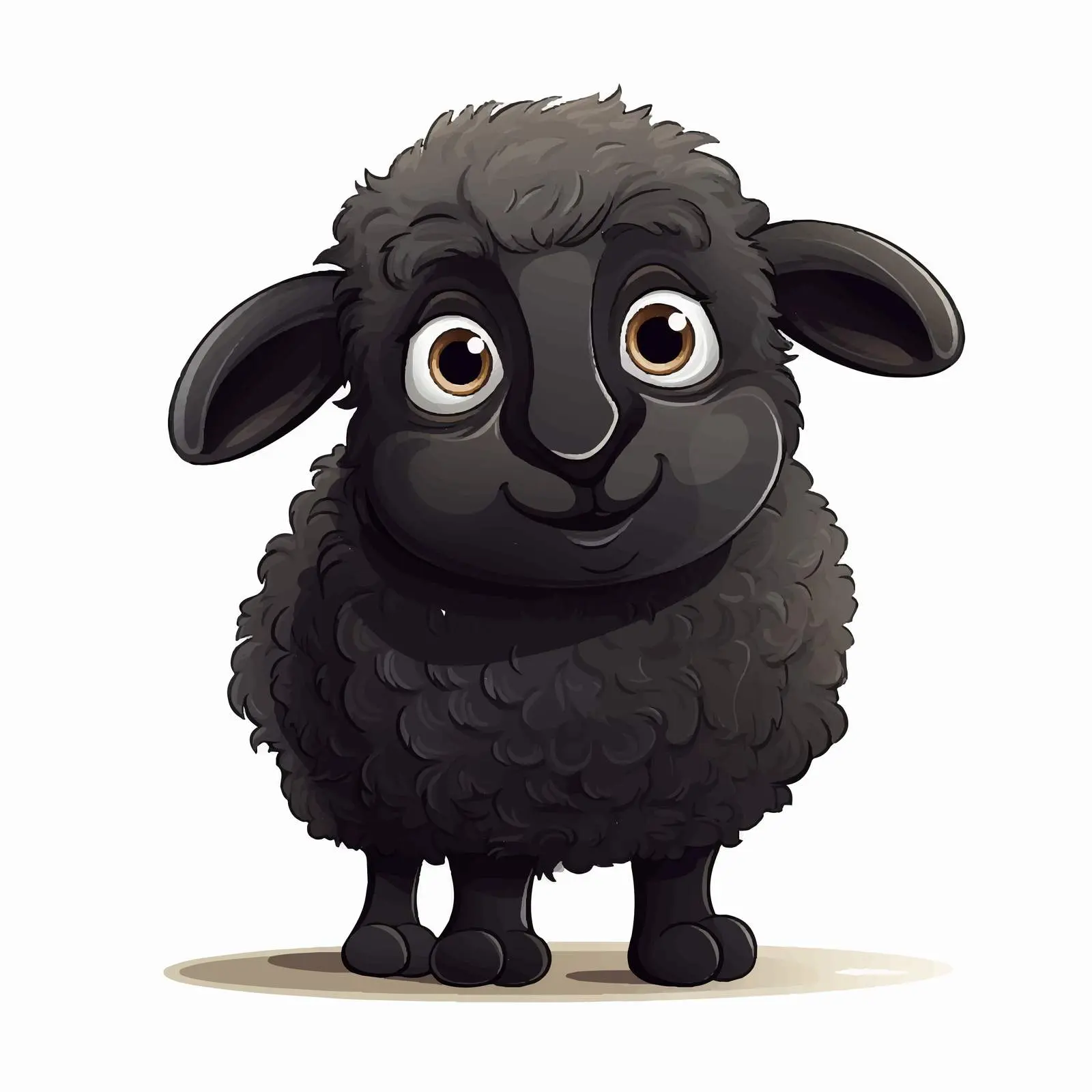 Black Sheep Comic Representation of a Group Member — free download from Dotvec