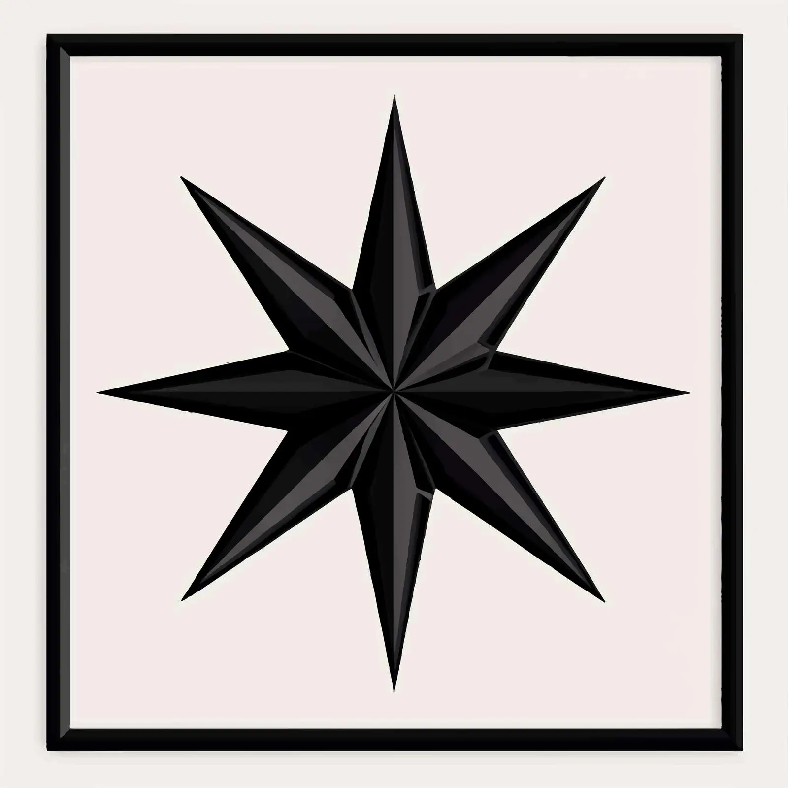 Black Star Flat Vector Illustration — free download from Dotvec