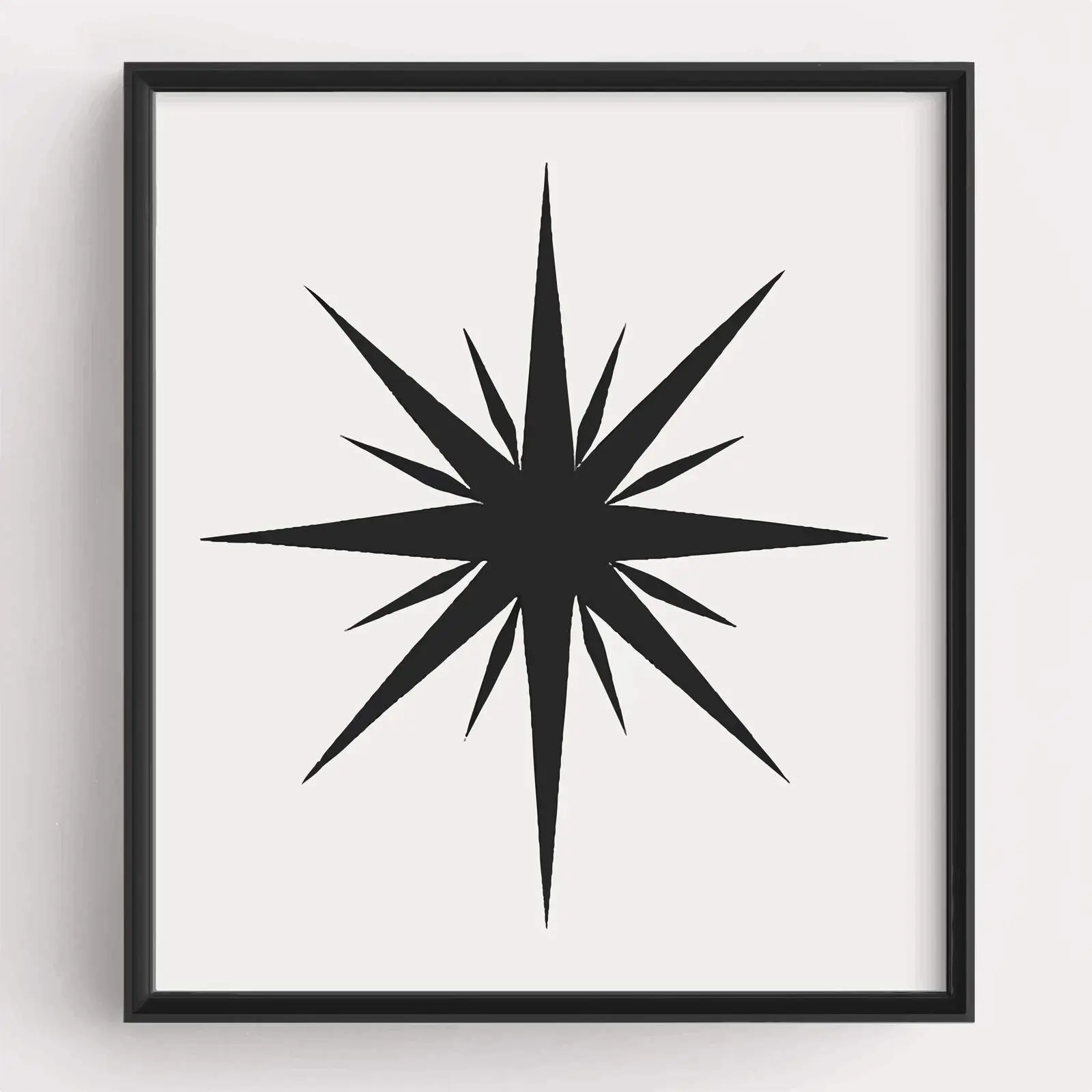 Black Star Flat Vector Illustration — free download from Dotvec