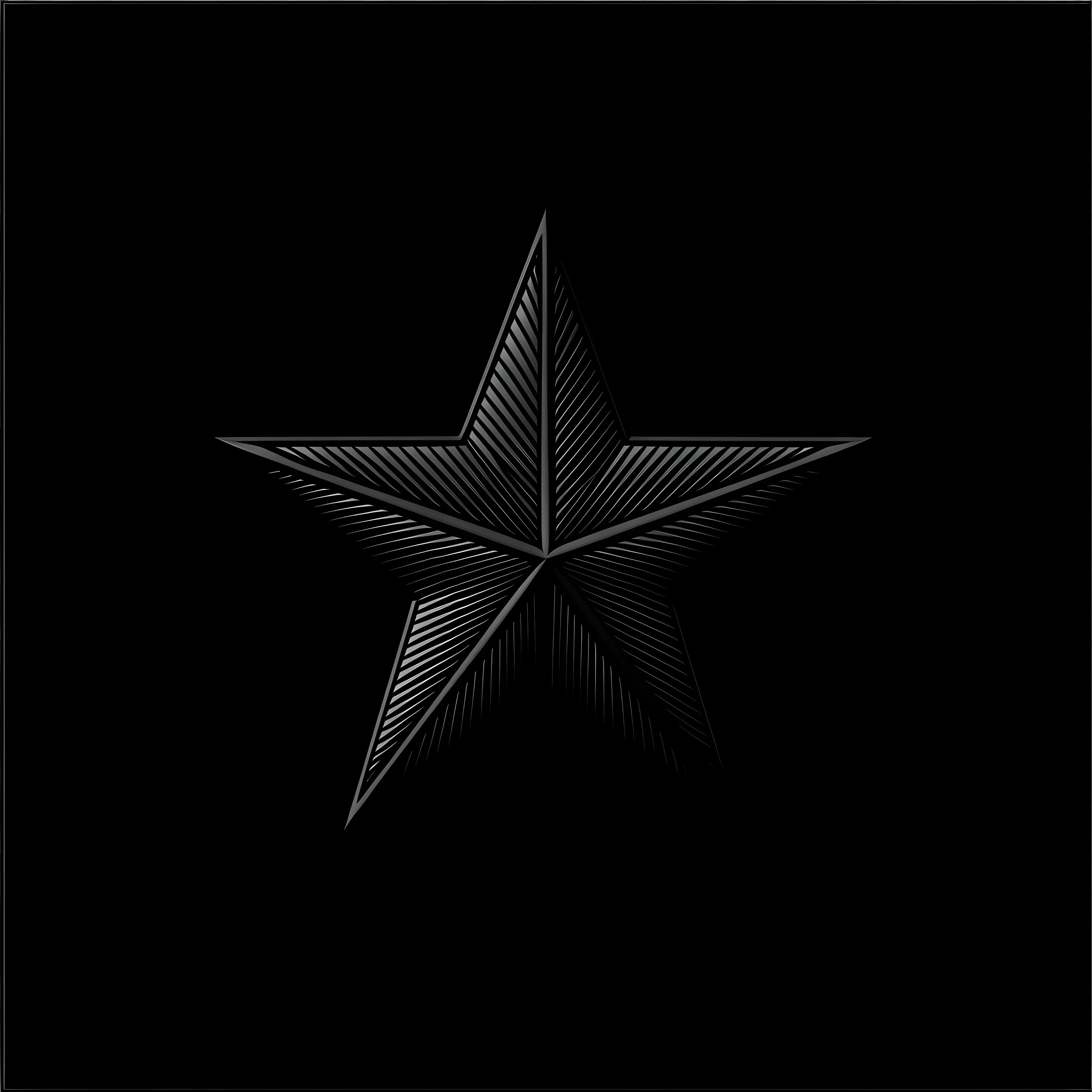 Black Star Shape Flat Vector Illustration – free black star image from Dotvec