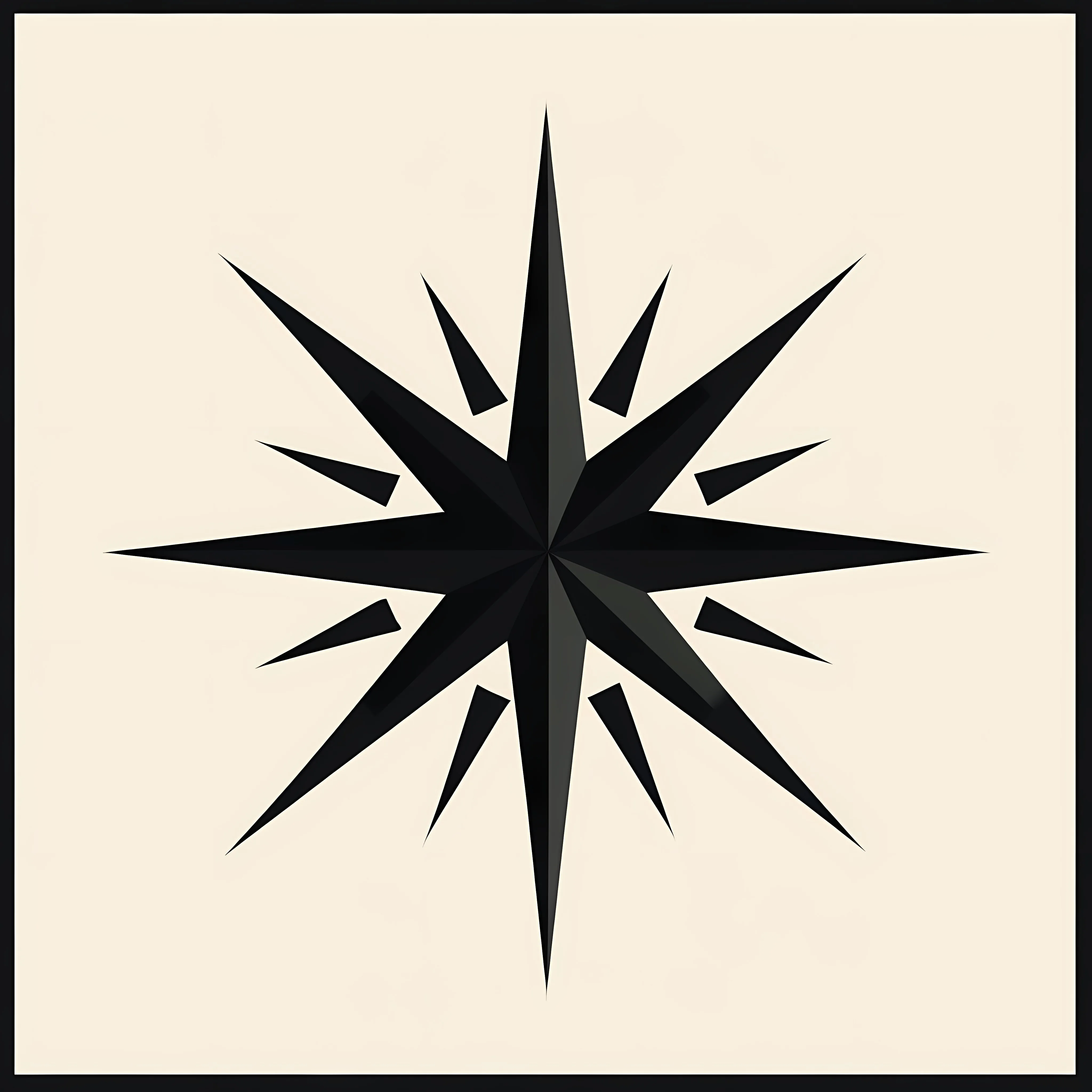 Black Star Shape Flat Vector Design – free black star image from Dotvec