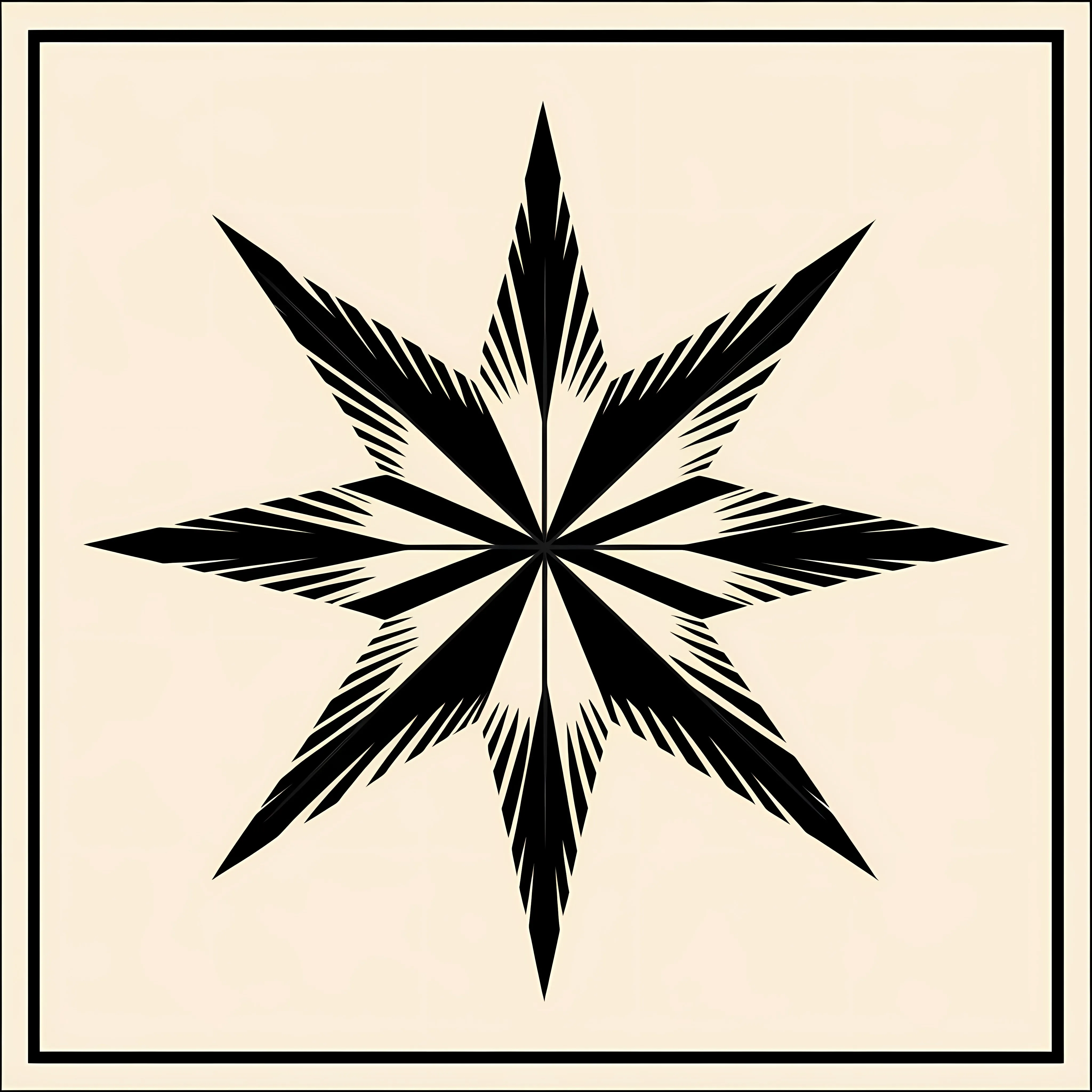 Black Star Shape Design Vector Illustration – free black star image from Dotvec