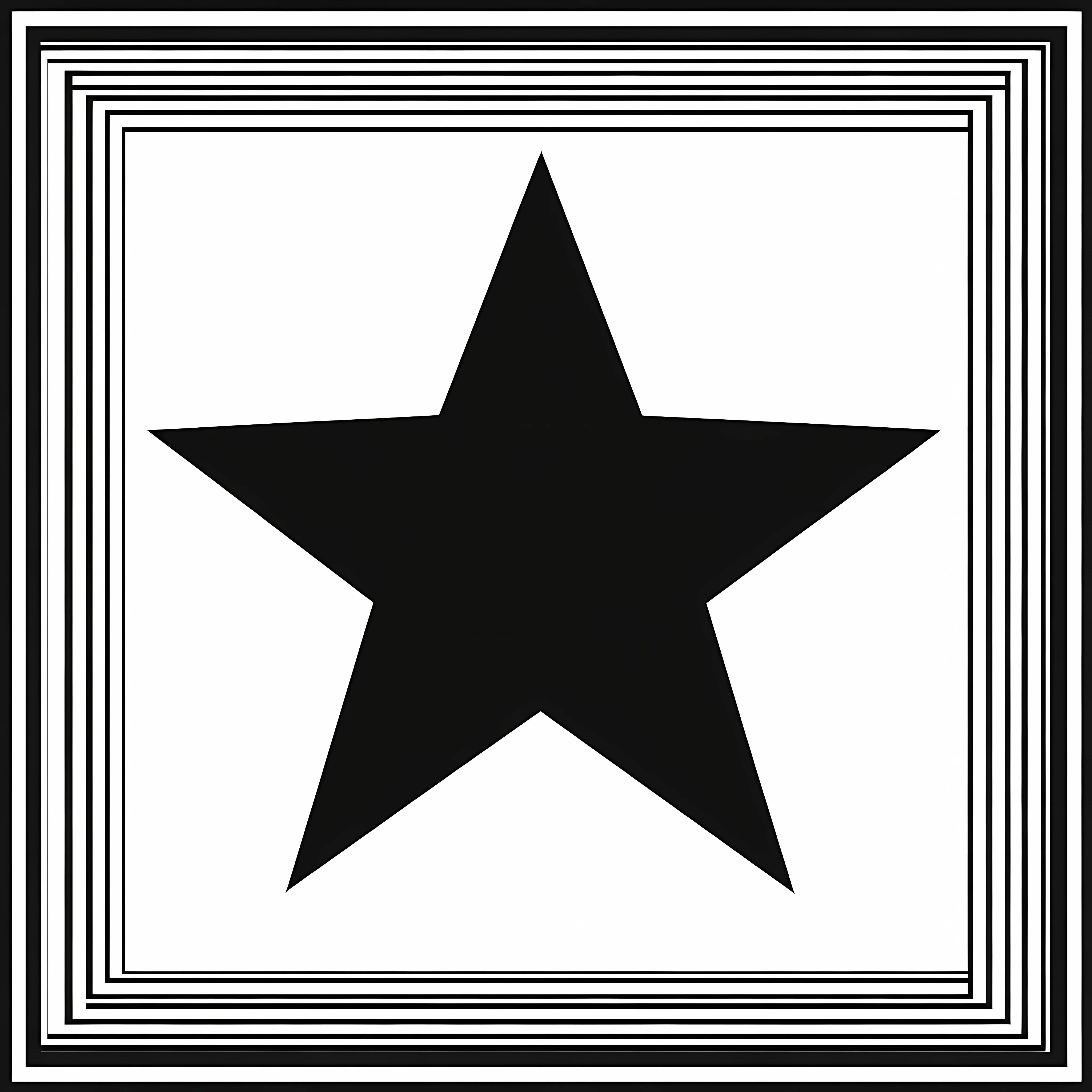 Black Star Shining Flat Vector Illustration — free download from Dotvec
