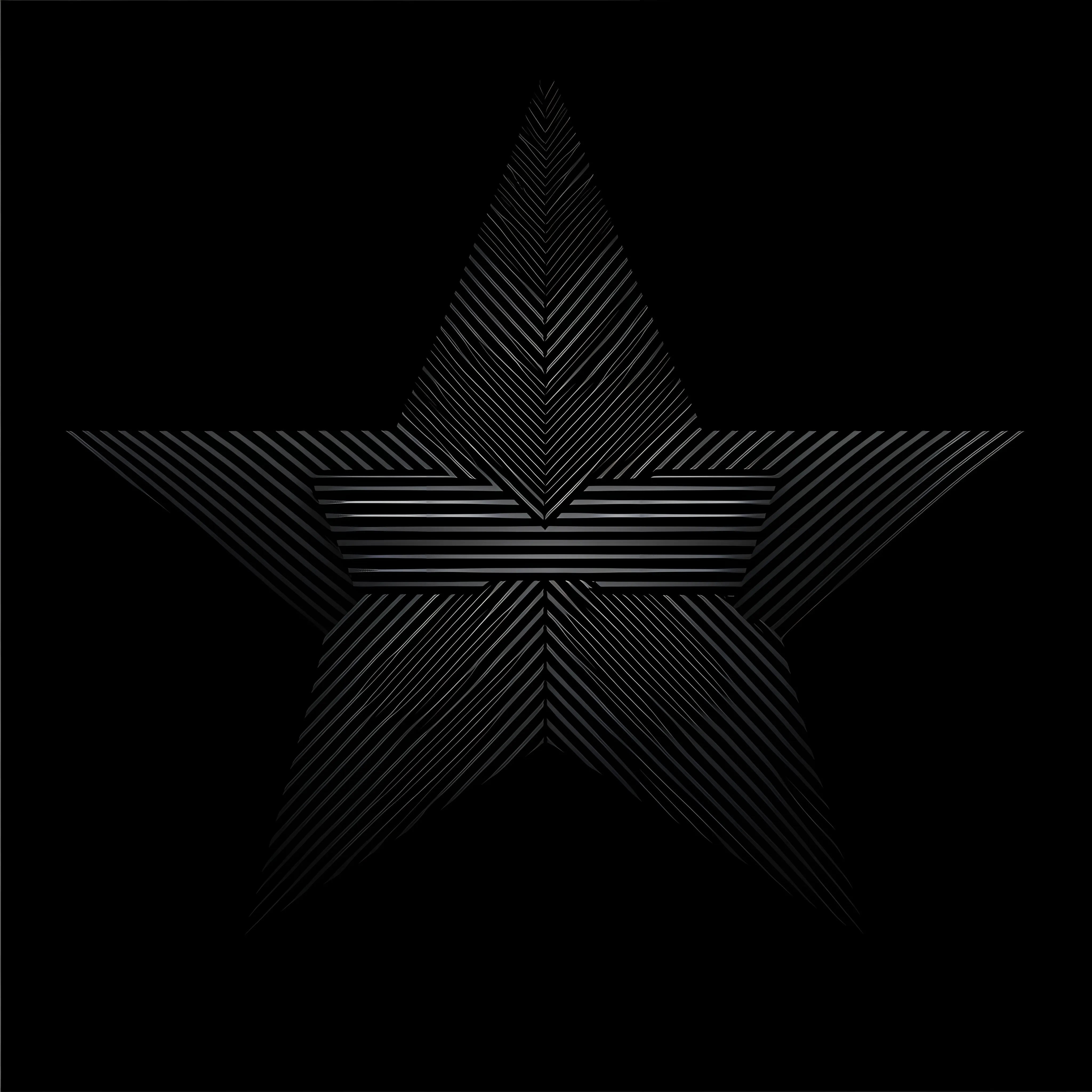 Black Star Shining Flat Vector Illustration – free black star image from Dotvec
