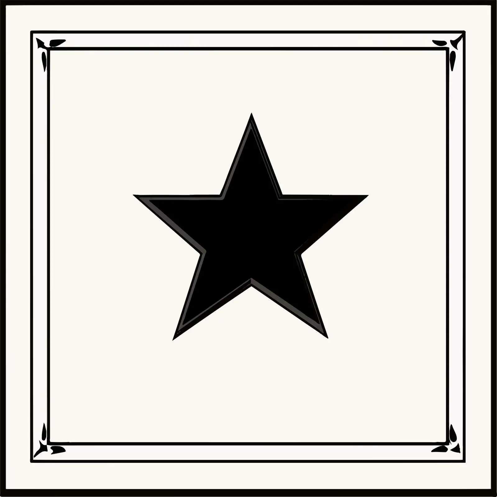 Black Star Silhouette Vector Illustration — free download from Dotvec