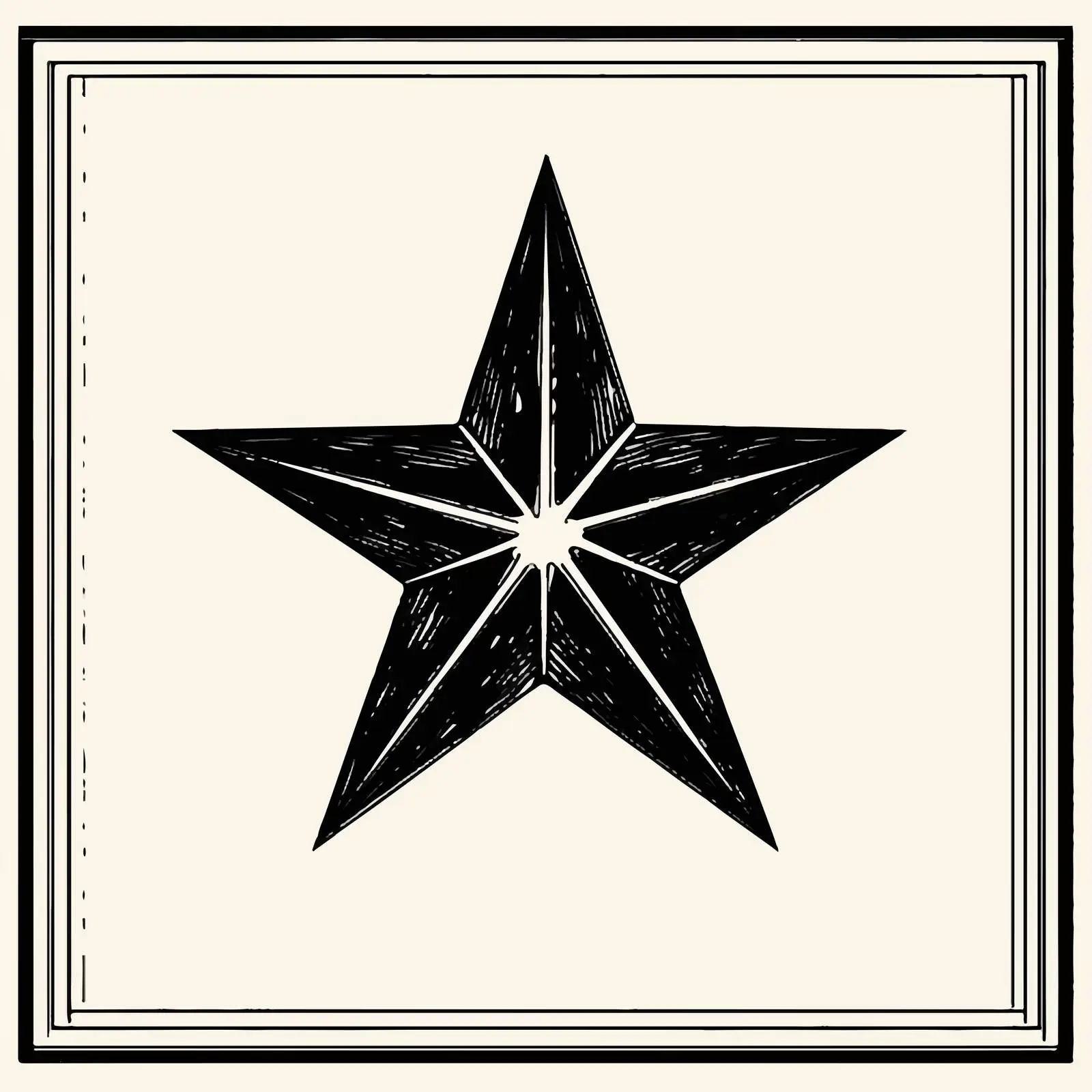 Black Star Flat Vector Design — free download from Dotvec