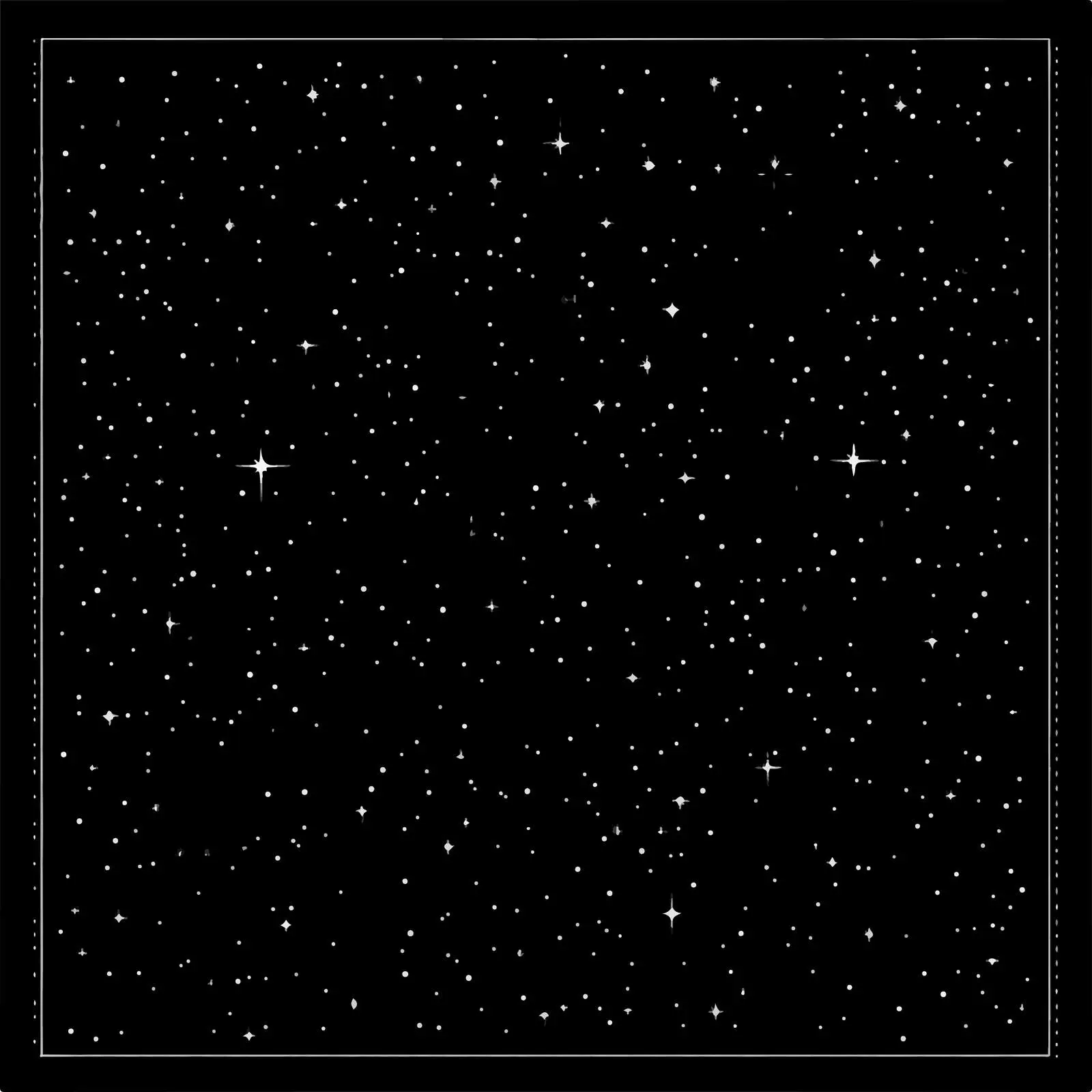 Flat Vector Illustration of Twinkling Stars — free download from Dotvec