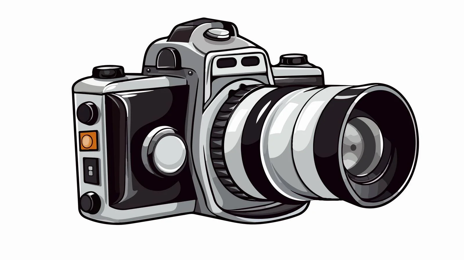 Vintage Cartoon Film Camera Vector Illustration — free download from Dotvec