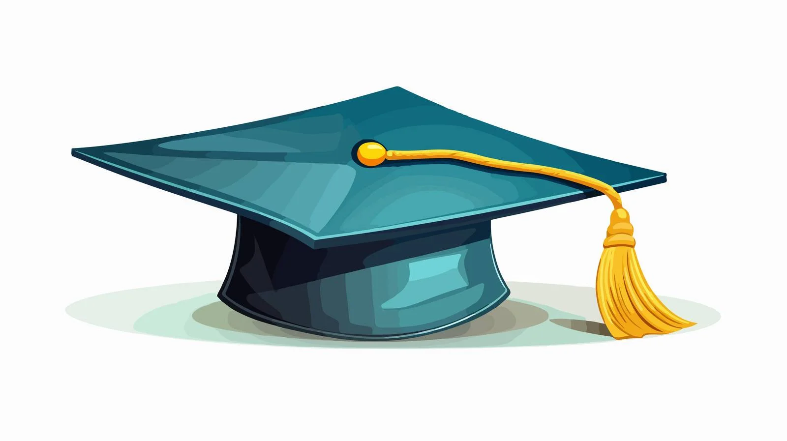 Cartoon Graduation Hat Stock Illustration — free download from Dotvec