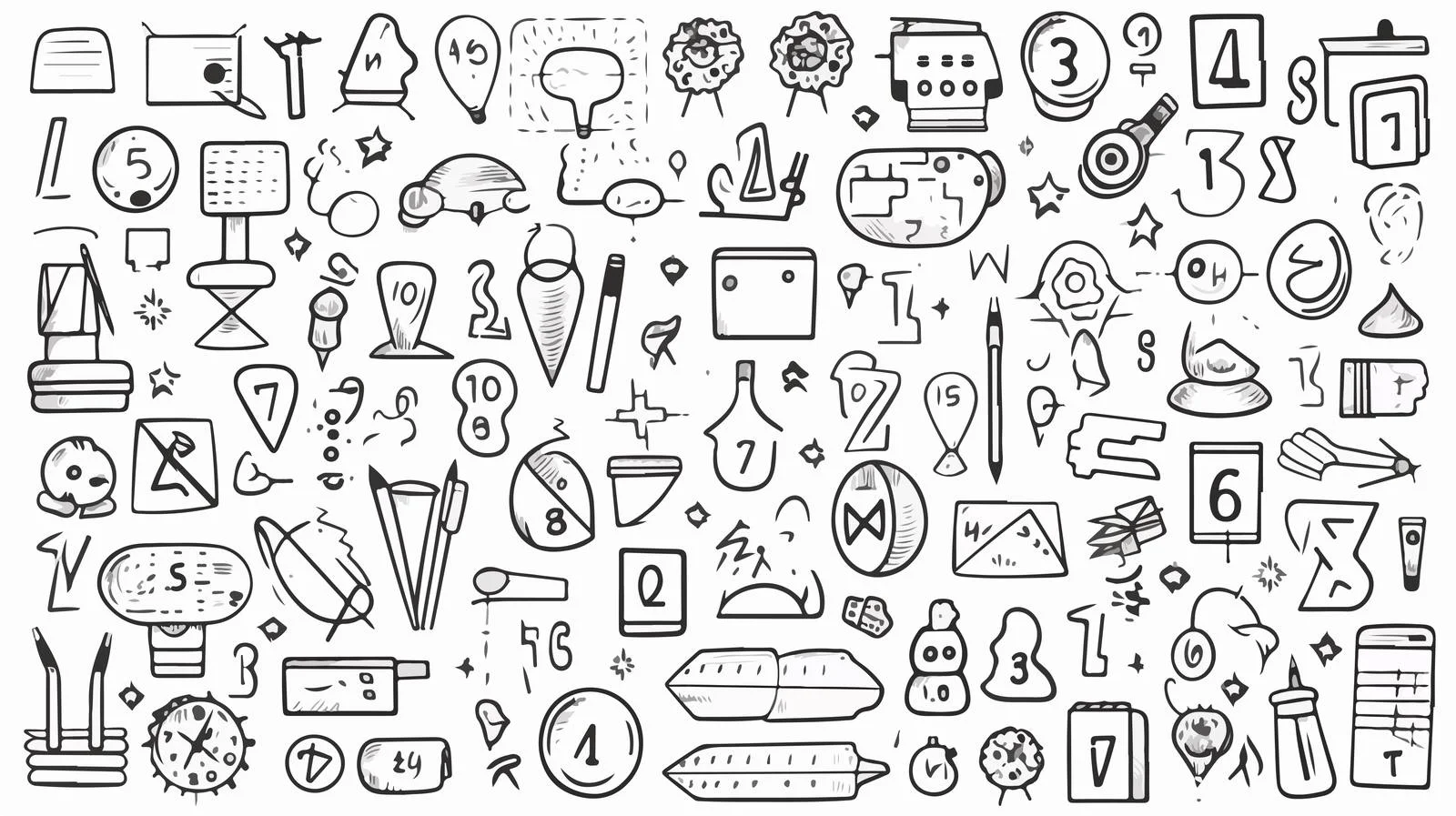 Math Symbols Vector Illustration — free download from Dotvec
