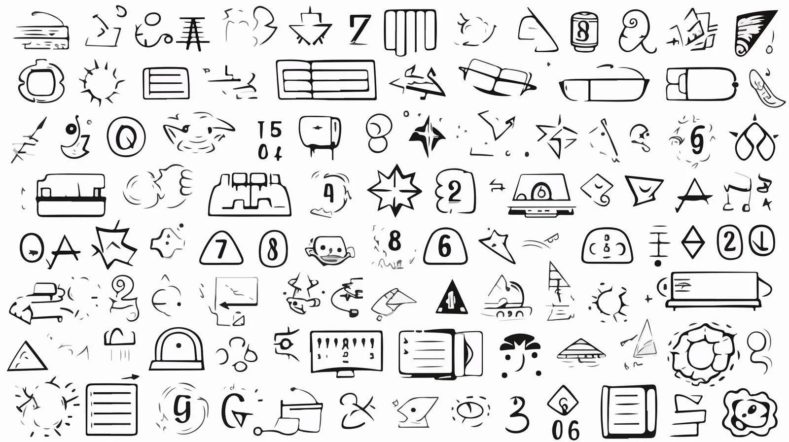 Math Symbols Vector Illustration — free download from Dotvec