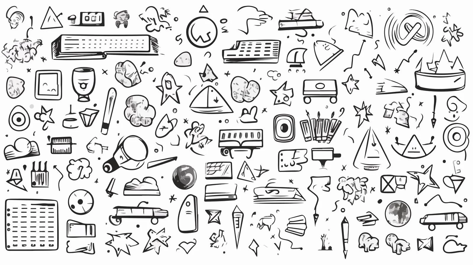 Cartoon Math Symbols Vector Illustration — free download from Dotvec
