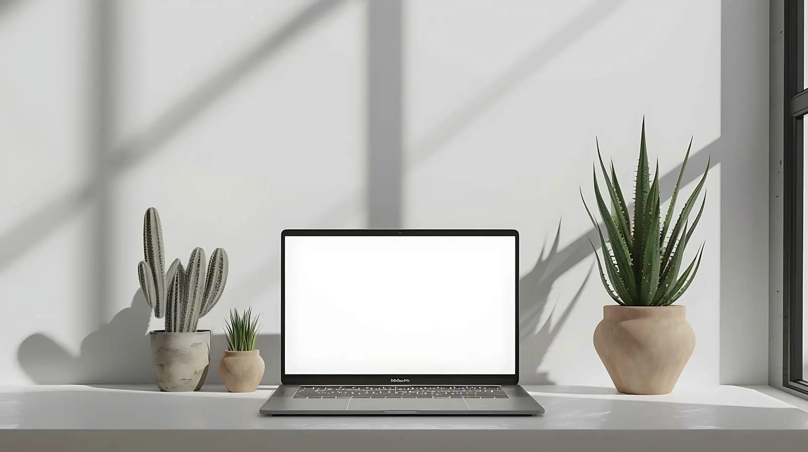 Elegant Laptop Computer with Blank Clipping Path — free download from Dotvec