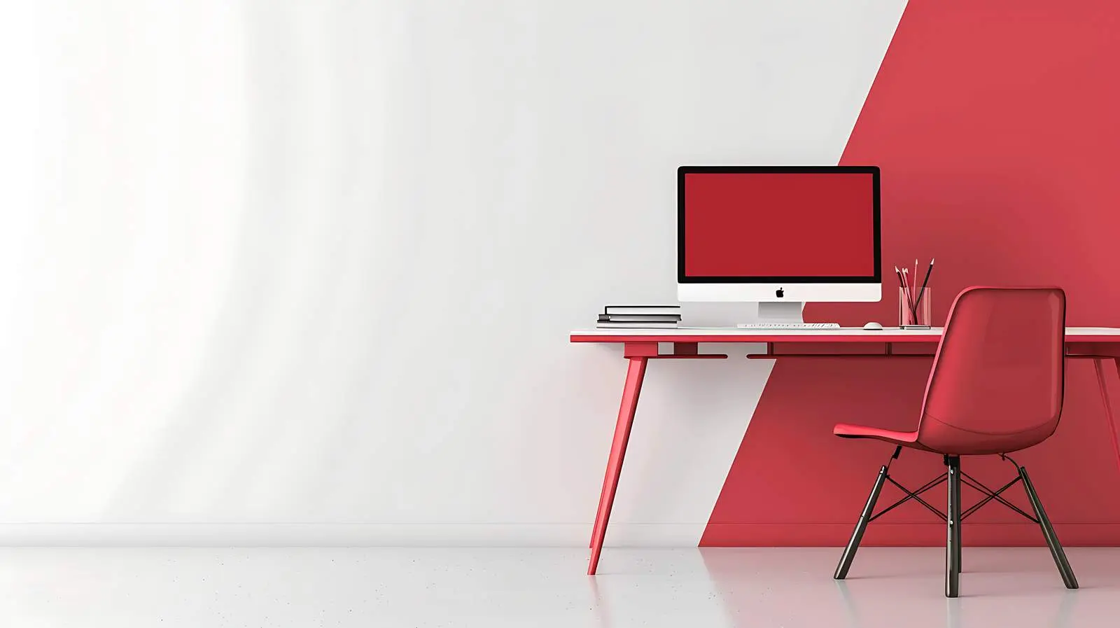 Elegant Red Laptop Computer with Clipping Path — free download from Dotvec